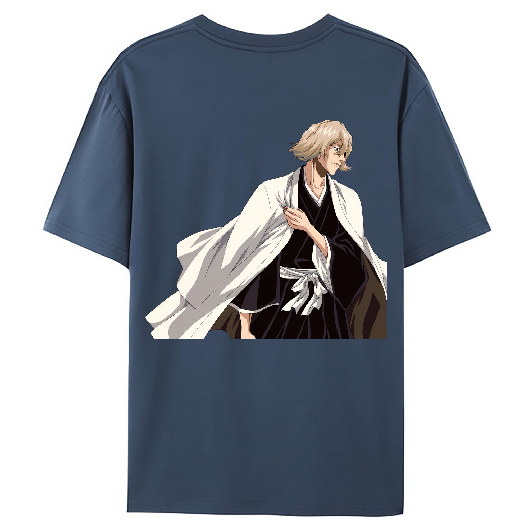 （画像用） "ブリーチ 浦原 喜助（うらはら きすけ） BLEACH Urahara Kisuke " レディース半袖Tシャツ(バックプリント)
