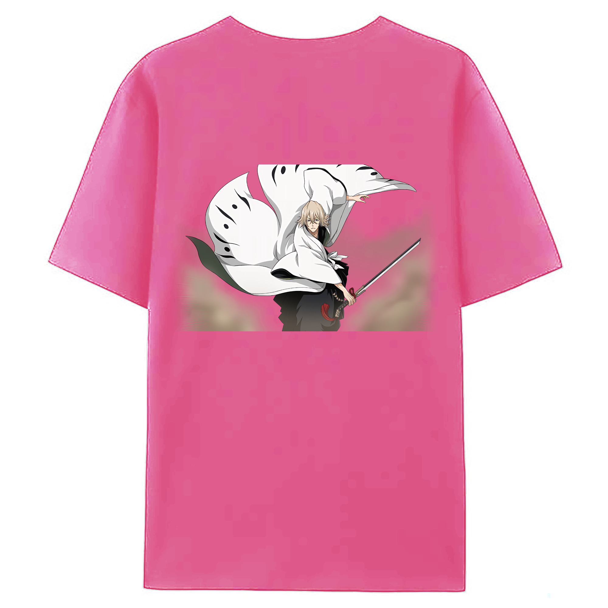 （画像用） "ブリーチ 浦原 喜助（うらはら きすけ） BLEACH Urahara Kisuke " レディース半袖Tシャツ(バックプリント)