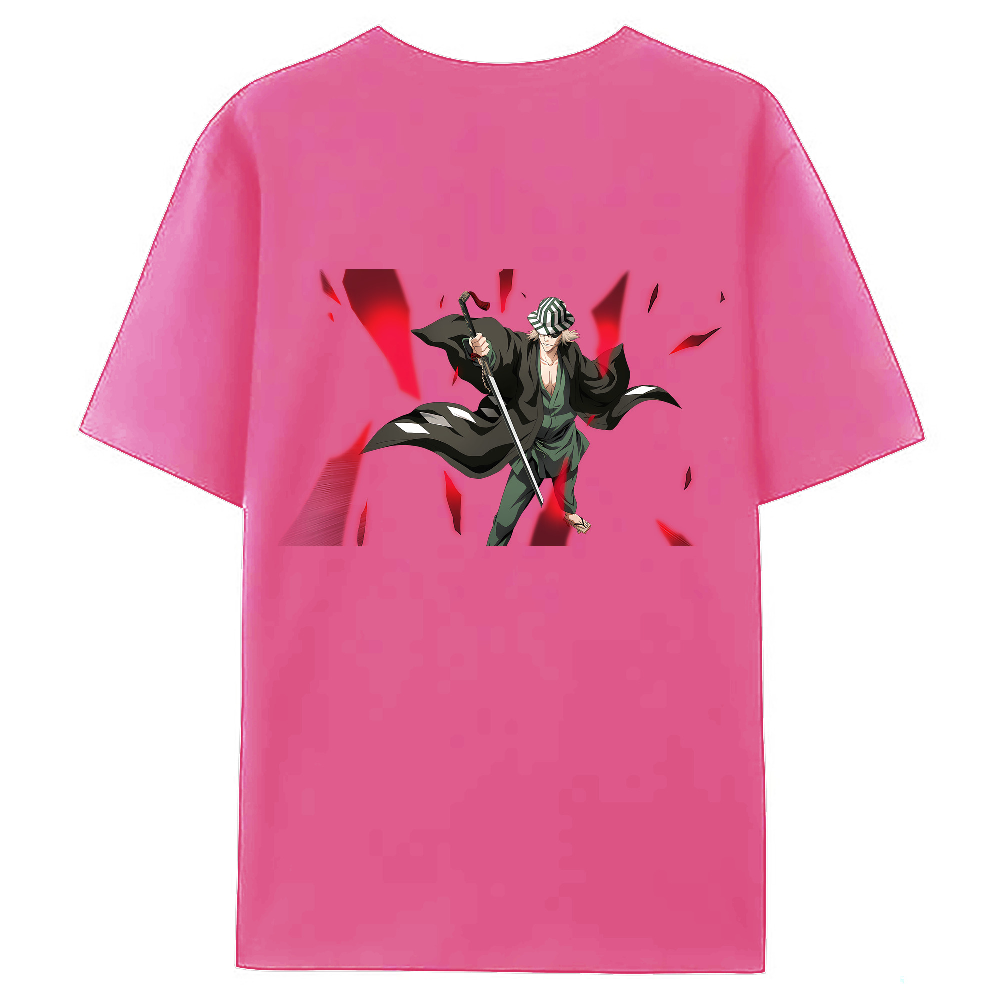 （画像用） "ブリーチ 浦原 喜助（うらはら きすけ） BLEACH Urahara Kisuke " レディース半袖Tシャツ(バックプリント)