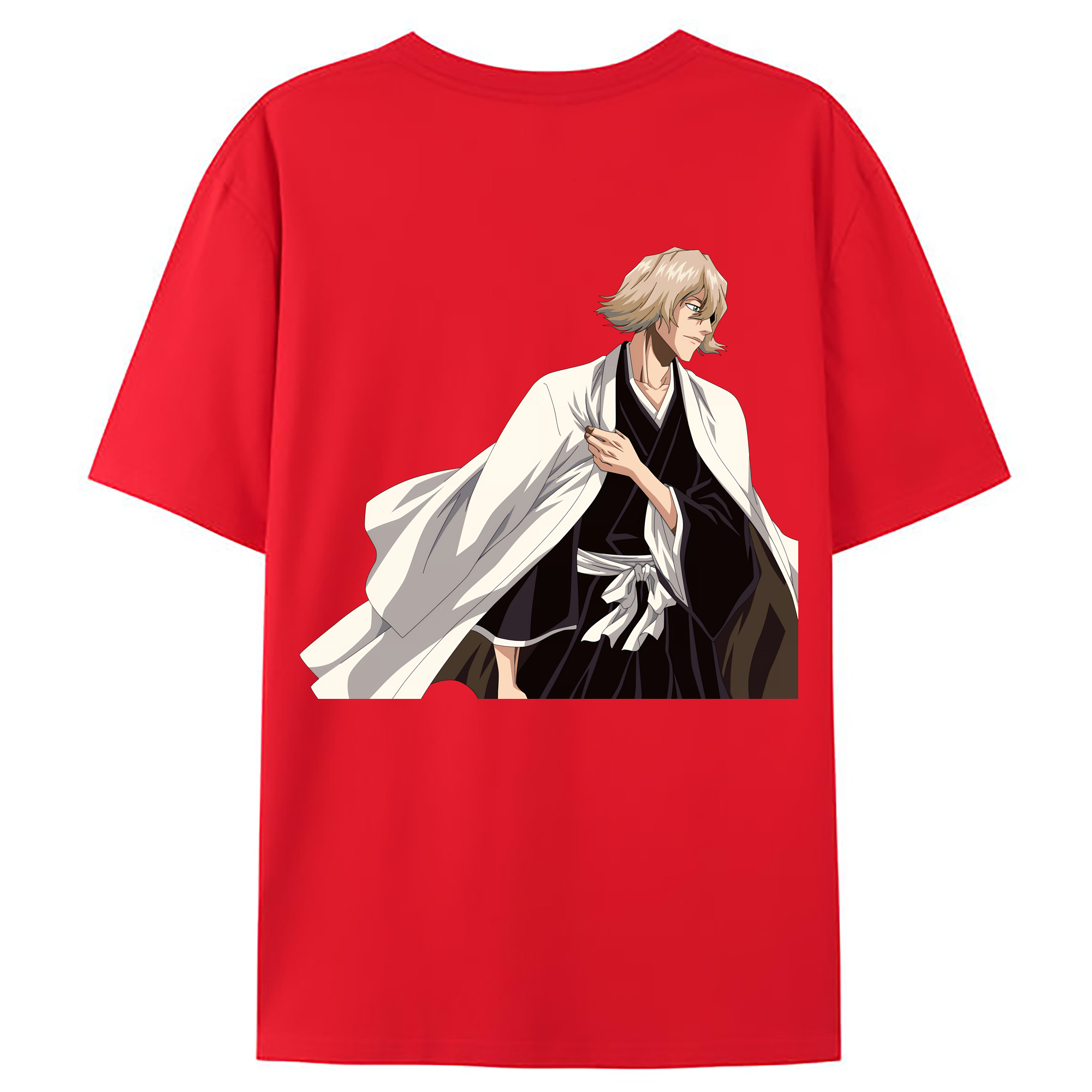 （画像用） "ブリーチ 浦原 喜助（うらはら きすけ） BLEACH Urahara Kisuke " レディース半袖Tシャツ(バックプリント)
