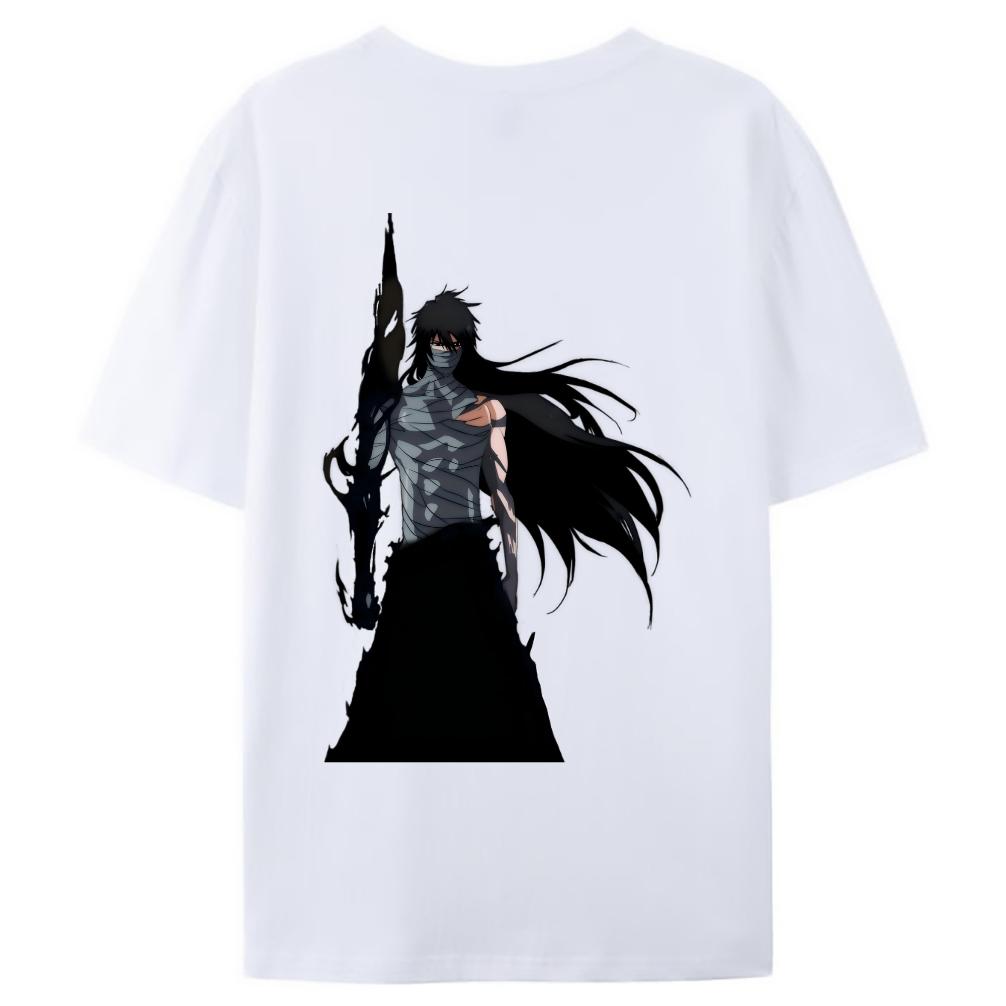 （画像用） ブリーチ 黒崎一護（くろさき いちご）BLEACH Kurosaki Ichigo レディース半袖Tシャツ(バックプリント)