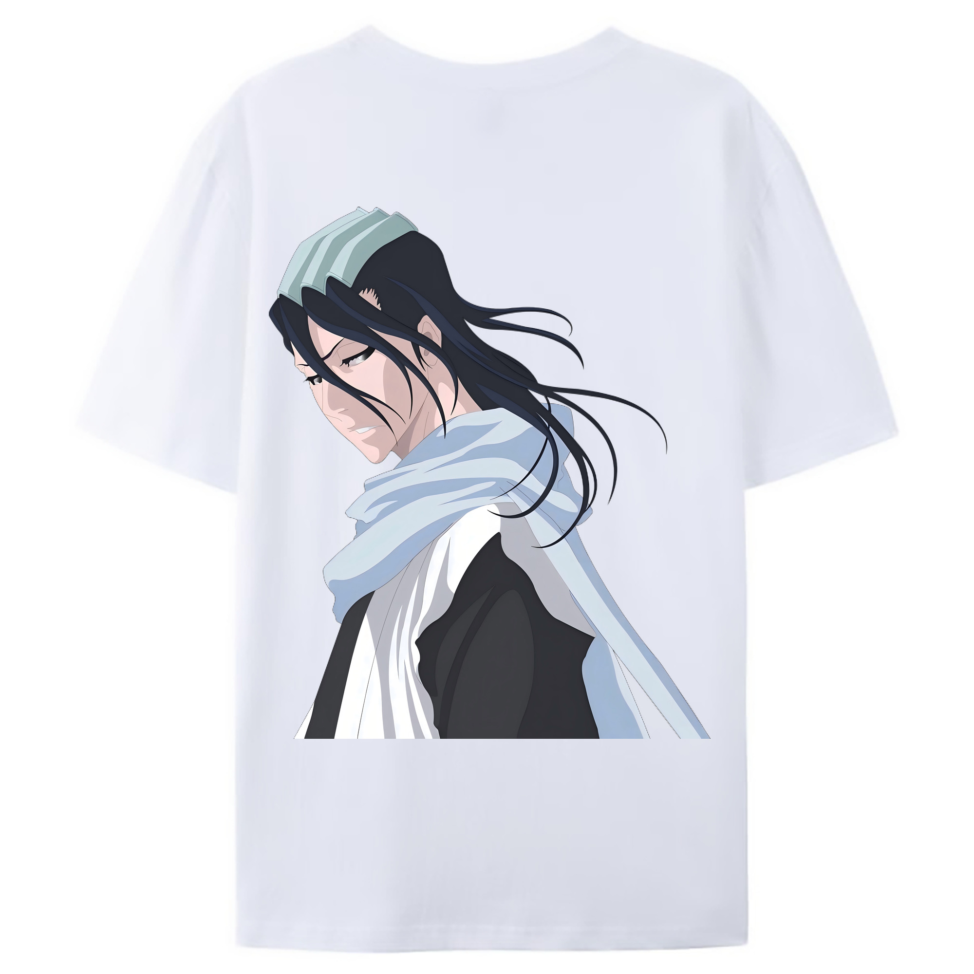 （画像用） ブリーチ くちき びゃくや BLEACH Kuchiki Byakuya レディース半袖Tシャツ(バックプリント)