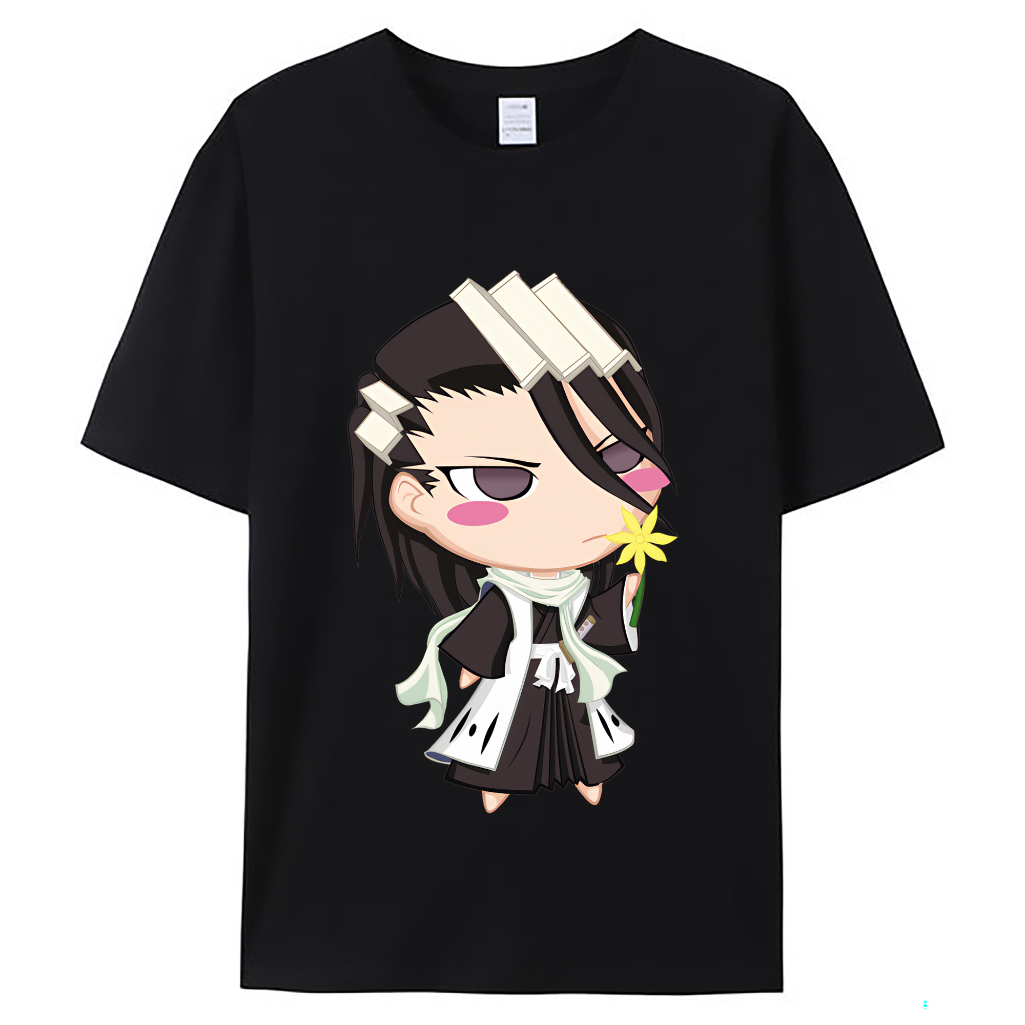 （画像用） ブリーチ くちき びゃくや BLEACH Kuchiki Byakuya レディースカジュアルプリントTシャツ（綿100％）