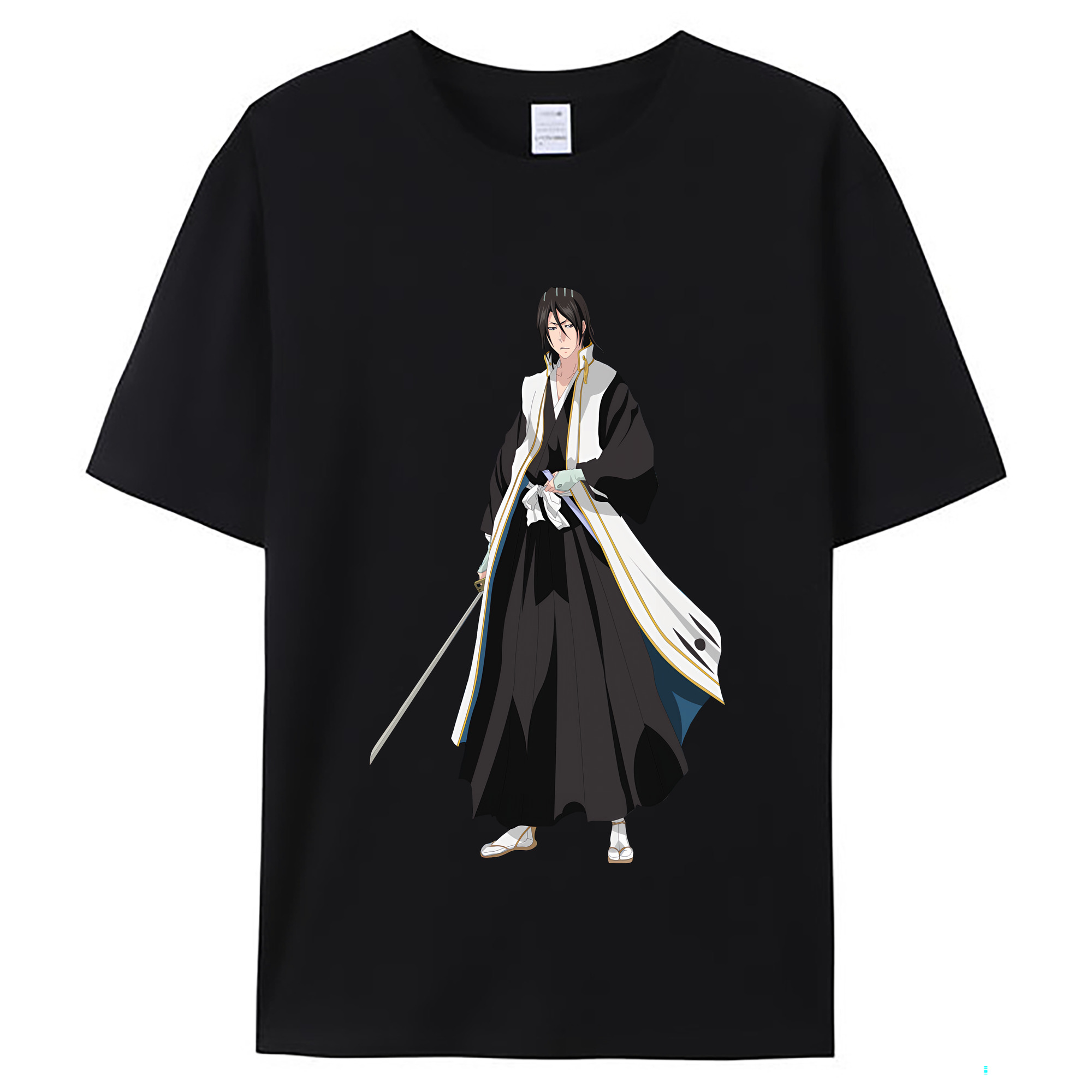 （画像用） ブリーチ くちき びゃくや BLEACH Kuchiki Byakuya レディースカジュアルプリントTシャツ（綿100％）