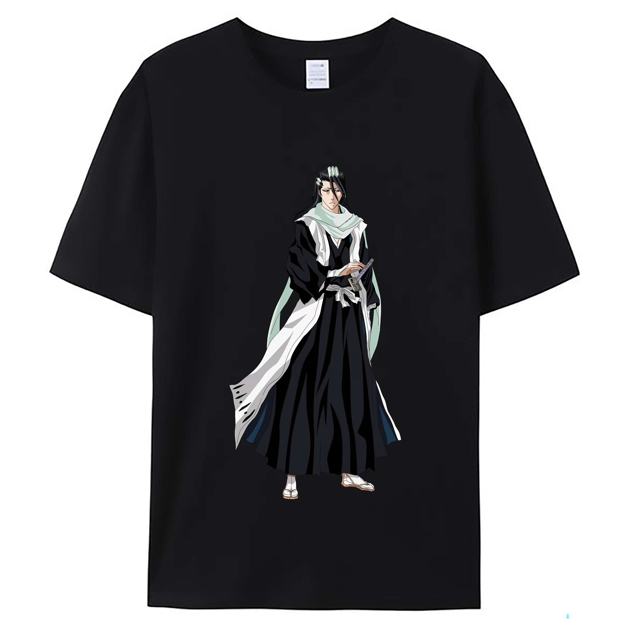 （画像用） ブリーチ くちき びゃくや BLEACH Kuchiki Byakuya レディースカジュアルプリントTシャツ（綿100％）