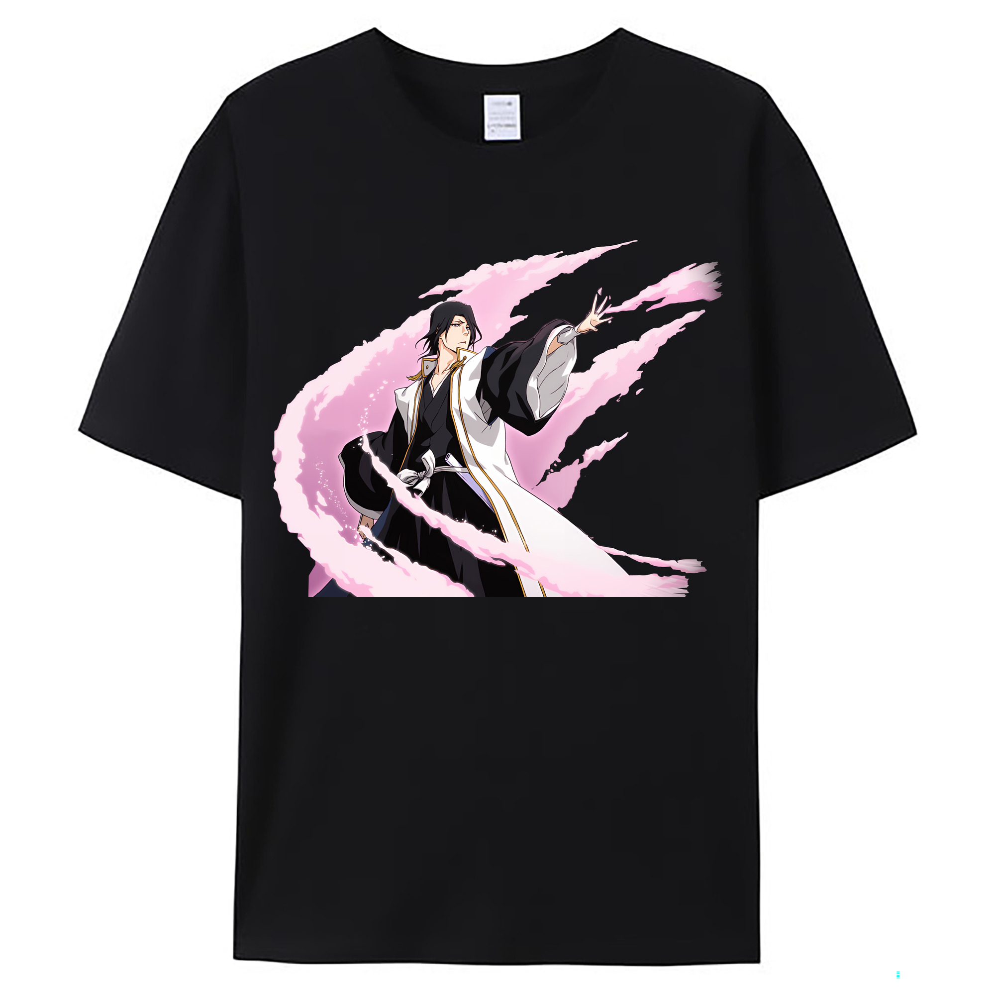 （画像用） ブリーチ くちき びゃくや BLEACH Kuchiki Byakuya レディースカジュアルプリントTシャツ（綿100％）