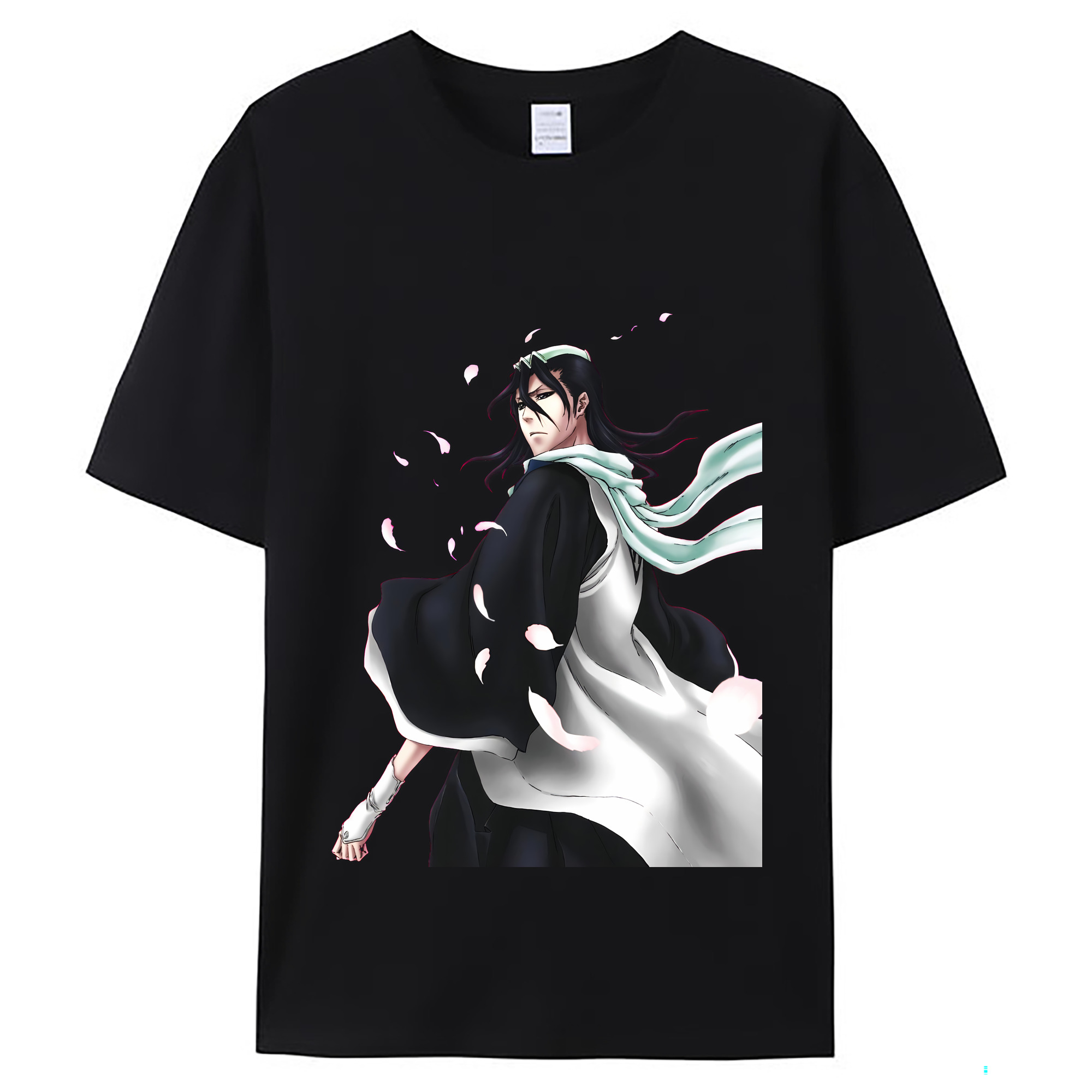 （画像用） ブリーチ くちき びゃくや BLEACH Kuchiki Byakuya レディースカジュアルプリントTシャツ（綿100％）