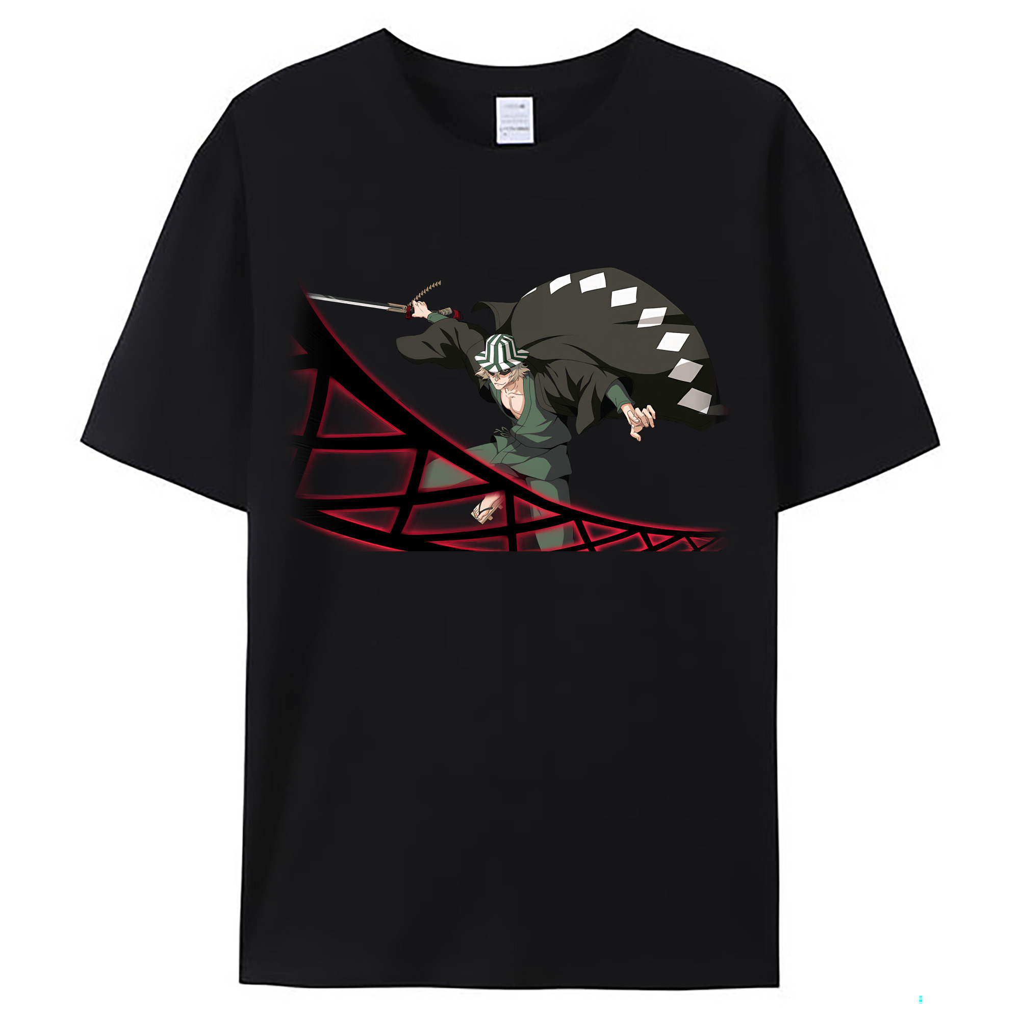 （画像用） "ブリーチ 浦原 喜助（うらはら きすけ） BLEACH Urahara Kisuke " レディースカジュアルプリントTシャツ（綿100％）