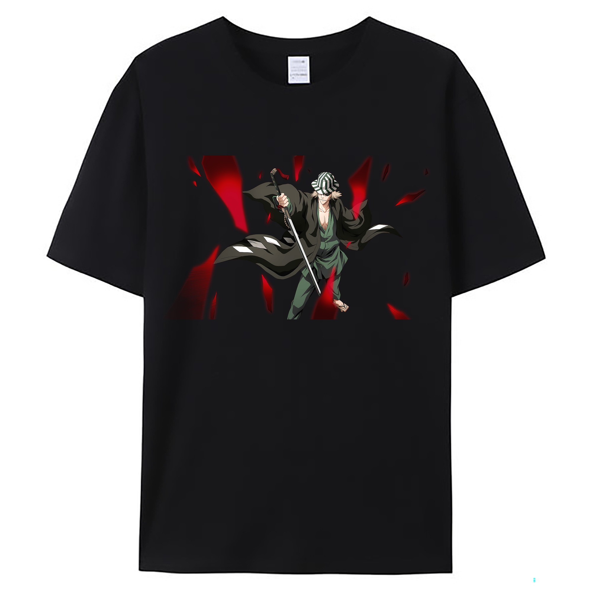 （画像用） "ブリーチ 浦原 喜助（うらはら きすけ） BLEACH Urahara Kisuke " レディースカジュアルプリントTシャツ（綿100％）