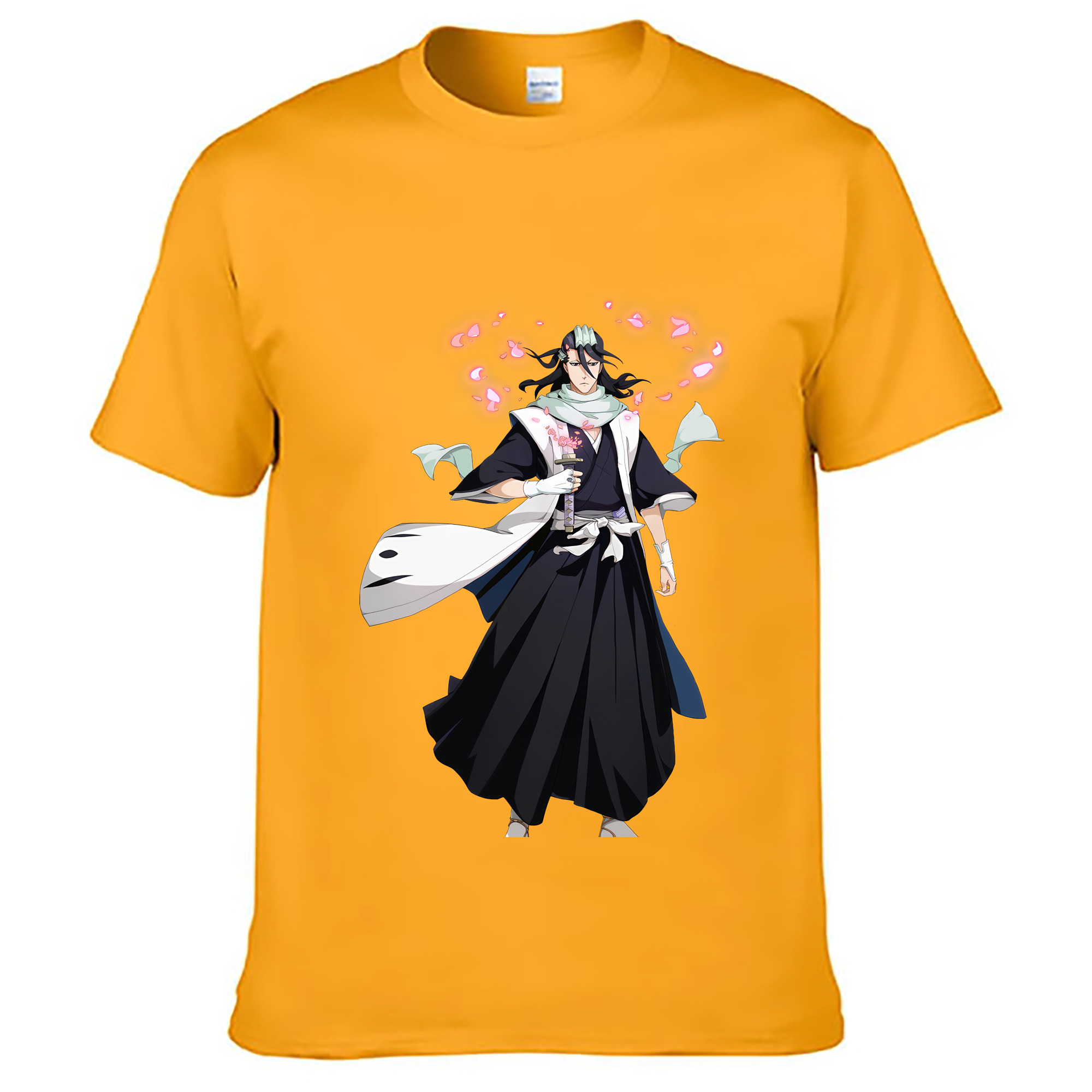 （画像用） ブリーチ くちき びゃくや BLEACH Kuchiki Byakuya レディースカジュアルプリントTシャツ（綿100％）