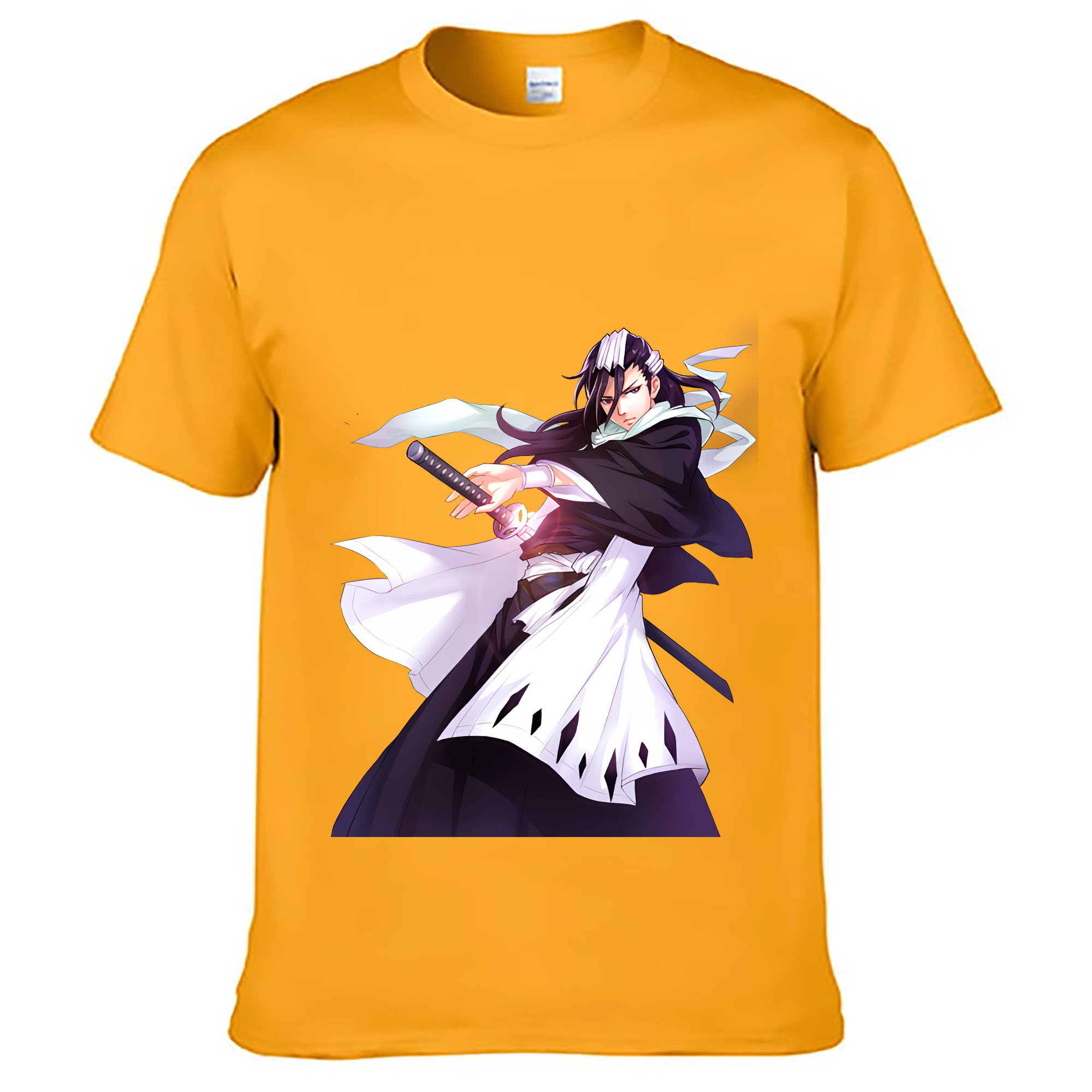 （画像用） ブリーチ くちき びゃくや BLEACH Kuchiki Byakuya レディースカジュアルプリントTシャツ（綿100％）