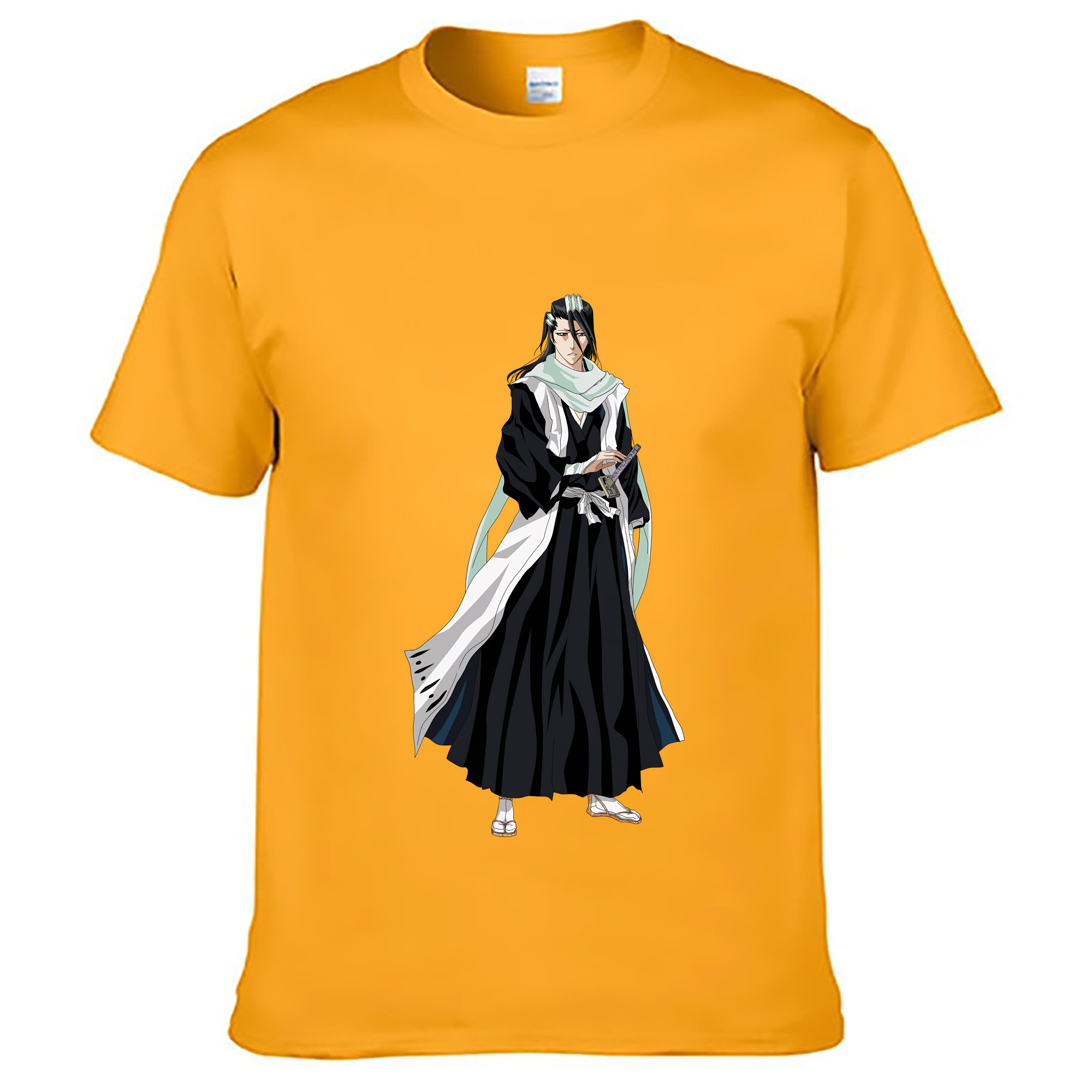 （画像用） ブリーチ くちき びゃくや BLEACH Kuchiki Byakuya レディースカジュアルプリントTシャツ（綿100％）