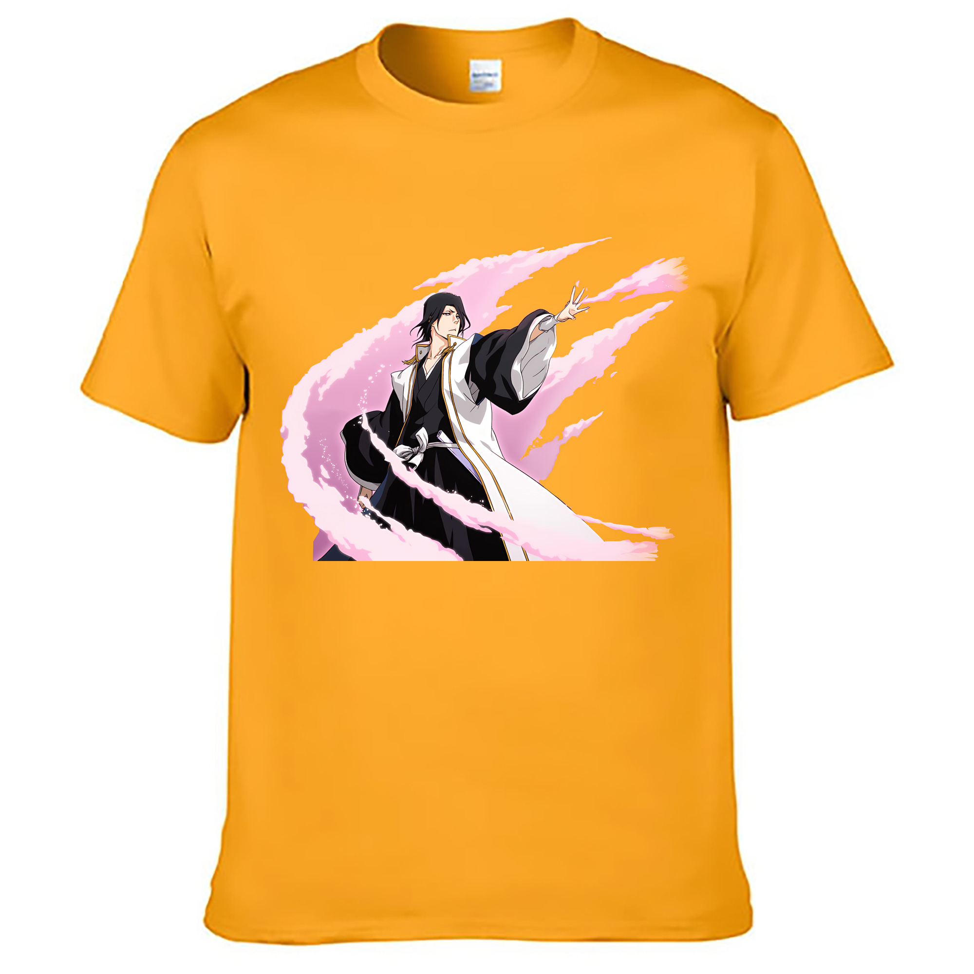 （画像用） ブリーチ くちき びゃくや BLEACH Kuchiki Byakuya レディースカジュアルプリントTシャツ（綿100％）
