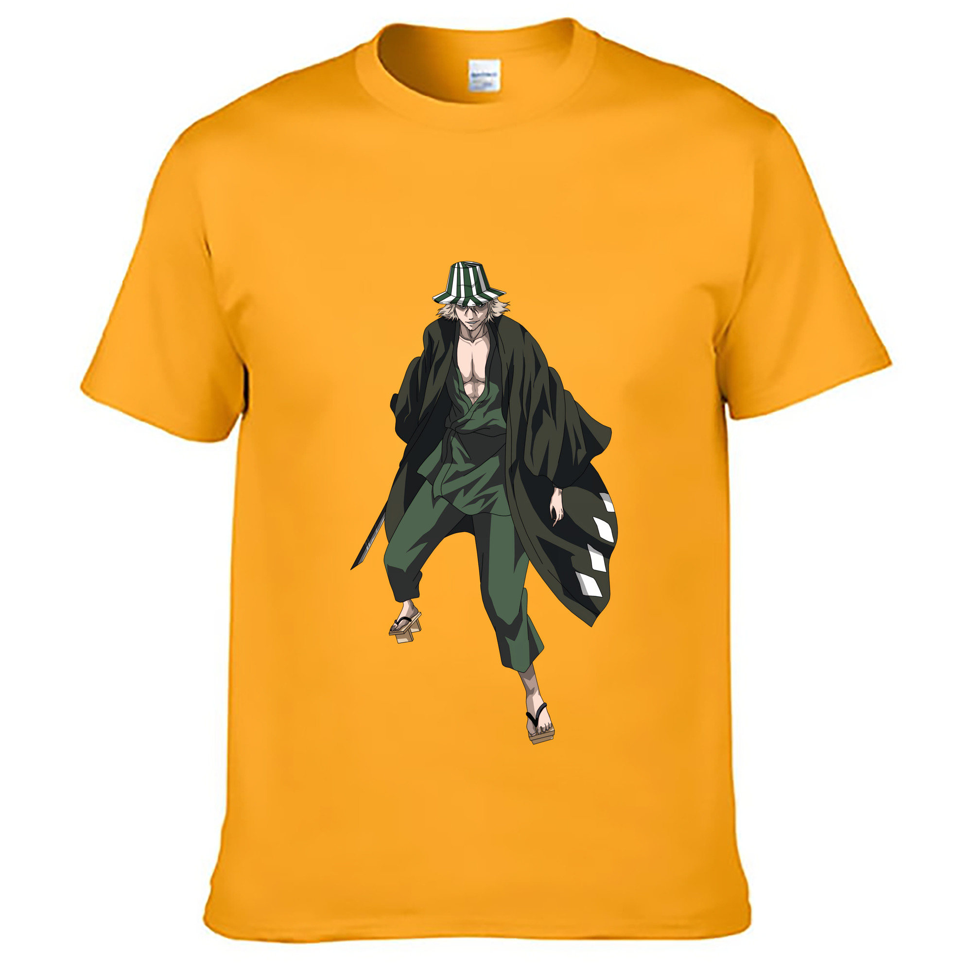 （画像用） "ブリーチ 浦原 喜助（うらはら きすけ） BLEACH Urahara Kisuke " レディースカジュアルプリントTシャツ（綿100％）