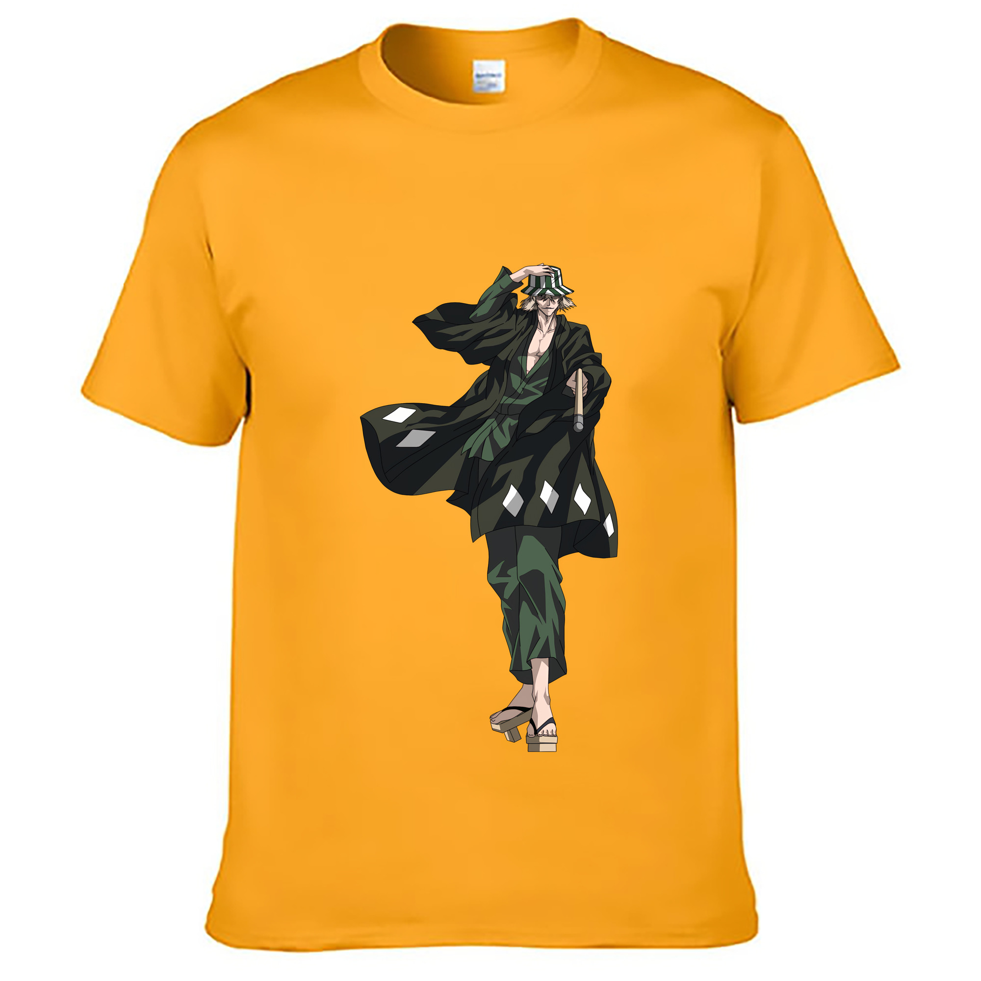 （画像用） "ブリーチ 浦原 喜助（うらはら きすけ） BLEACH Urahara Kisuke " レディースカジュアルプリントTシャツ（綿100％）