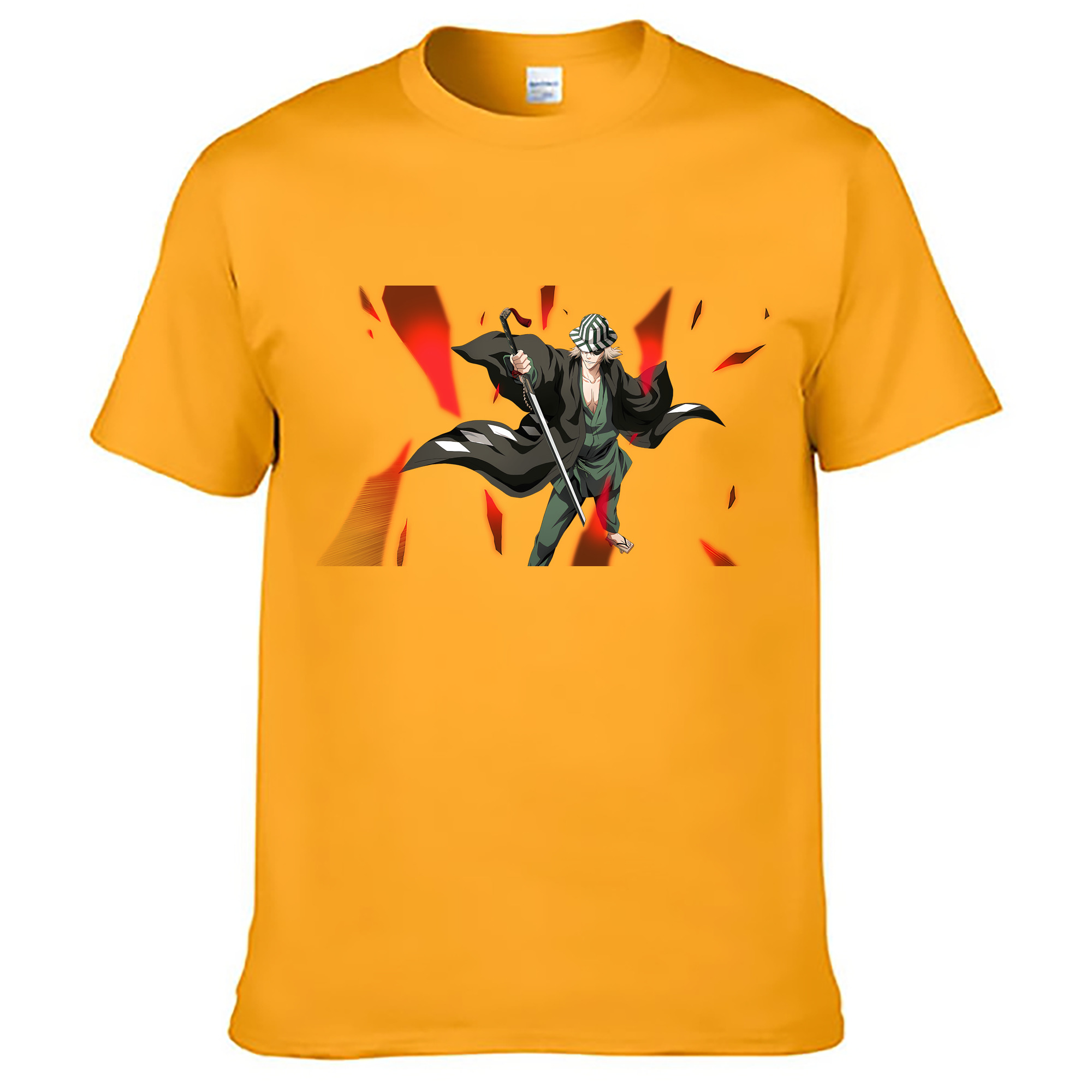 （画像用） "ブリーチ 浦原 喜助（うらはら きすけ） BLEACH Urahara Kisuke " レディースカジュアルプリントTシャツ（綿100％）