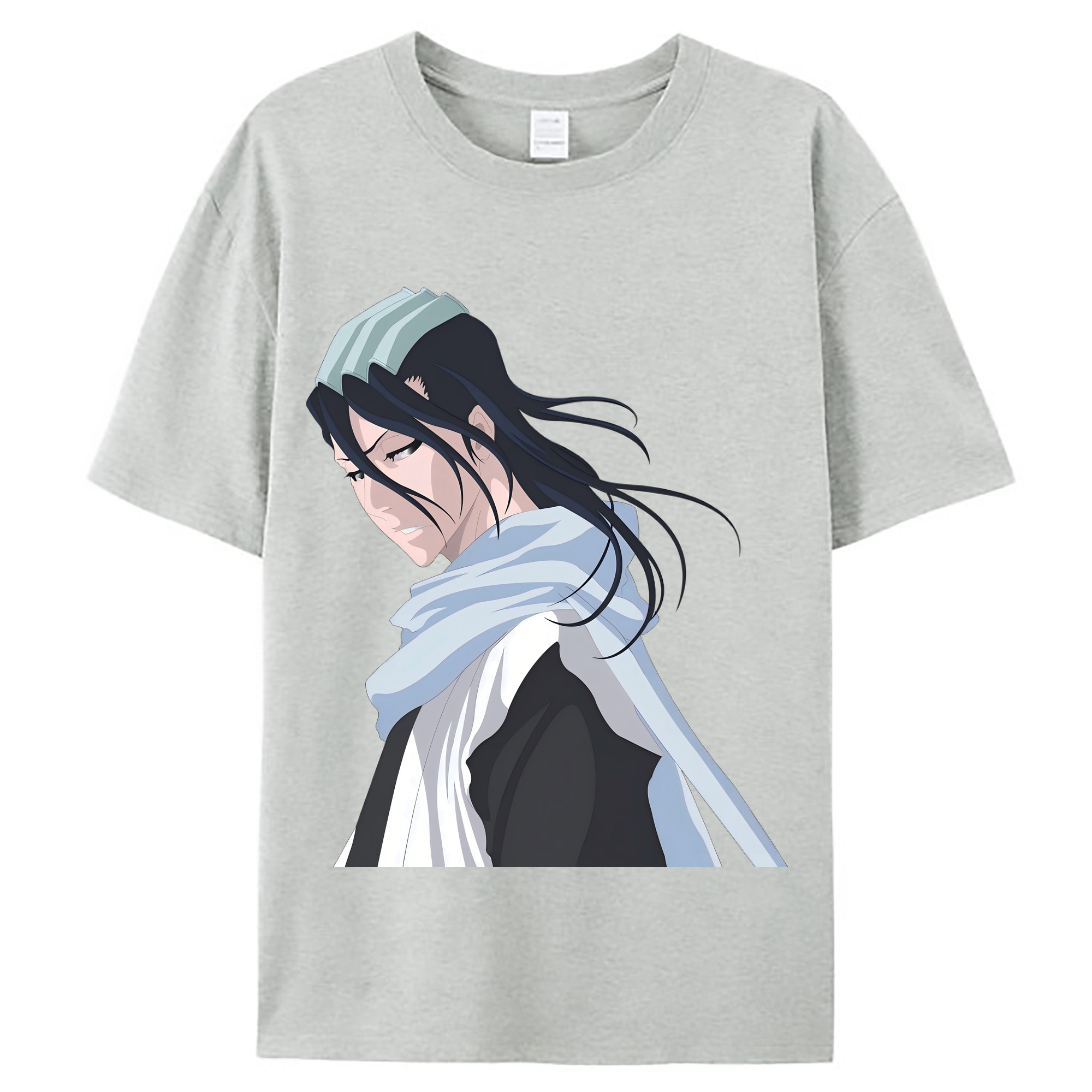 （画像用） ブリーチ くちき びゃくや BLEACH Kuchiki Byakuya レディースカジュアルプリントTシャツ（綿100％）