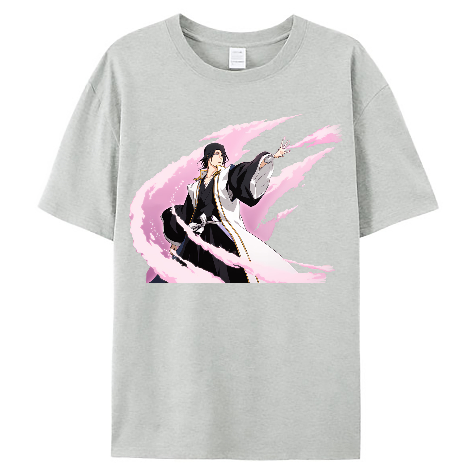 （画像用） ブリーチ くちき びゃくや BLEACH Kuchiki Byakuya レディースカジュアルプリントTシャツ（綿100％）