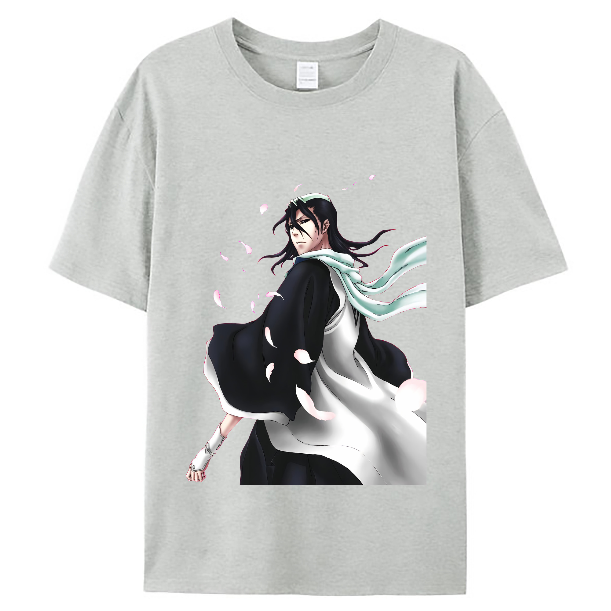 （画像用） ブリーチ くちき びゃくや BLEACH Kuchiki Byakuya レディースカジュアルプリントTシャツ（綿100％）