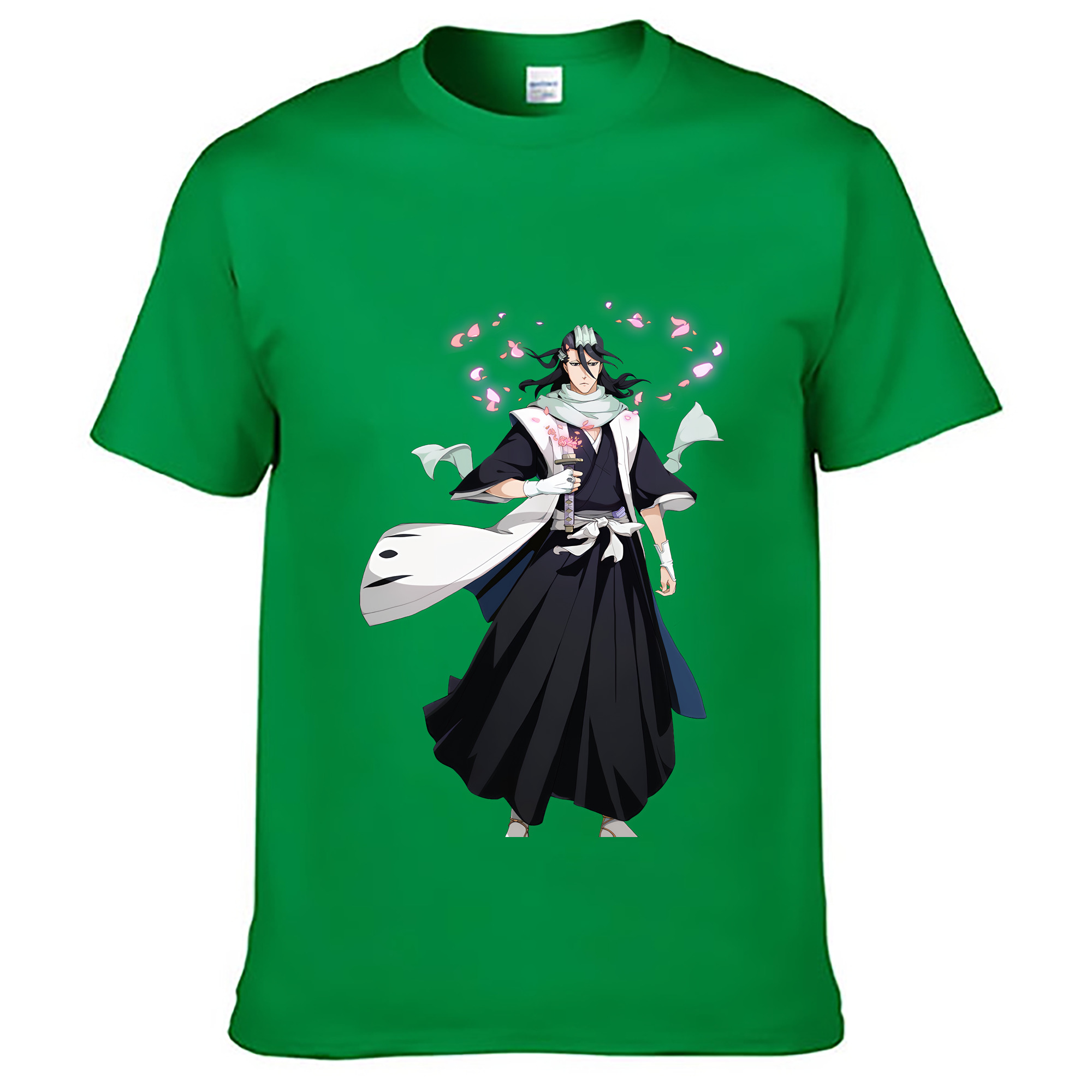 （画像用） ブリーチ くちき びゃくや BLEACH Kuchiki Byakuya レディースカジュアルプリントTシャツ（綿100％）