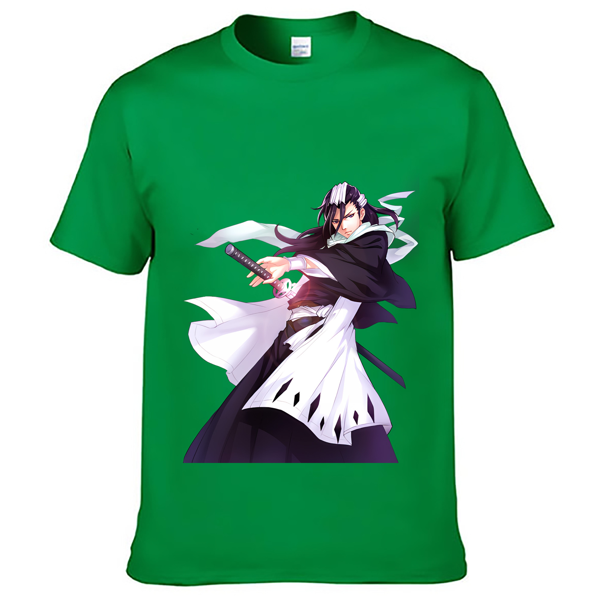 （画像用） ブリーチ くちき びゃくや BLEACH Kuchiki Byakuya レディースカジュアルプリントTシャツ（綿100％）