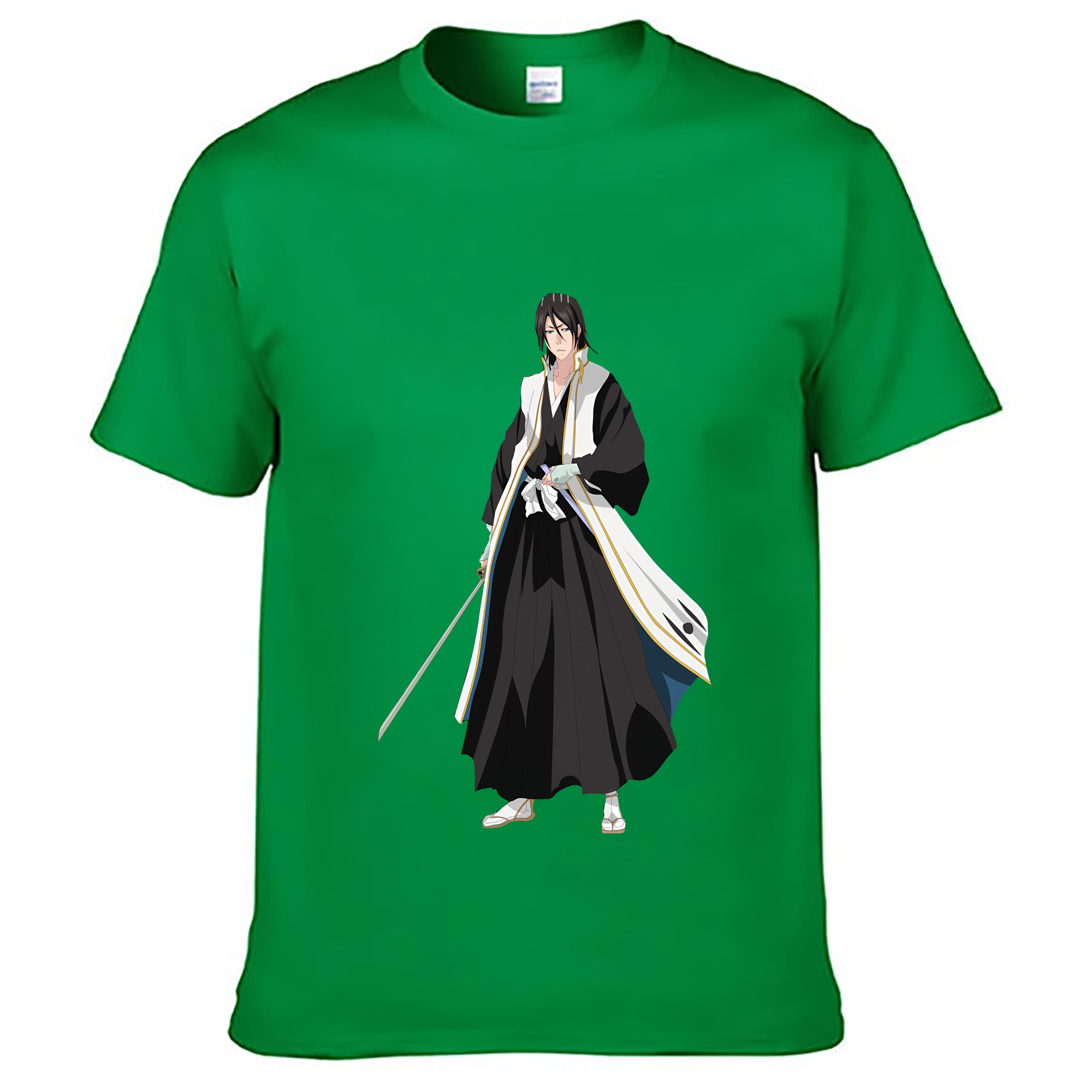 （画像用） ブリーチ くちき びゃくや BLEACH Kuchiki Byakuya レディースカジュアルプリントTシャツ（綿100％）