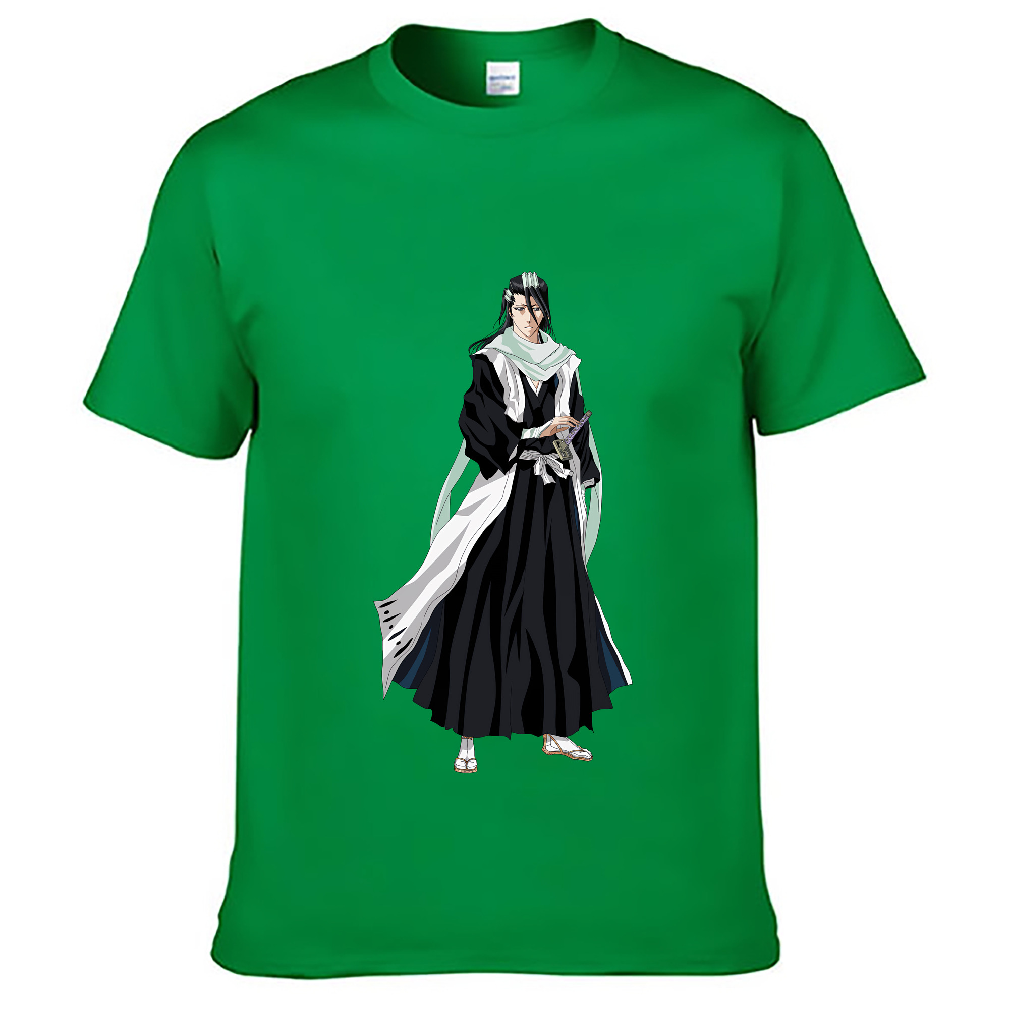 （画像用） ブリーチ くちき びゃくや BLEACH Kuchiki Byakuya レディースカジュアルプリントTシャツ（綿100％）