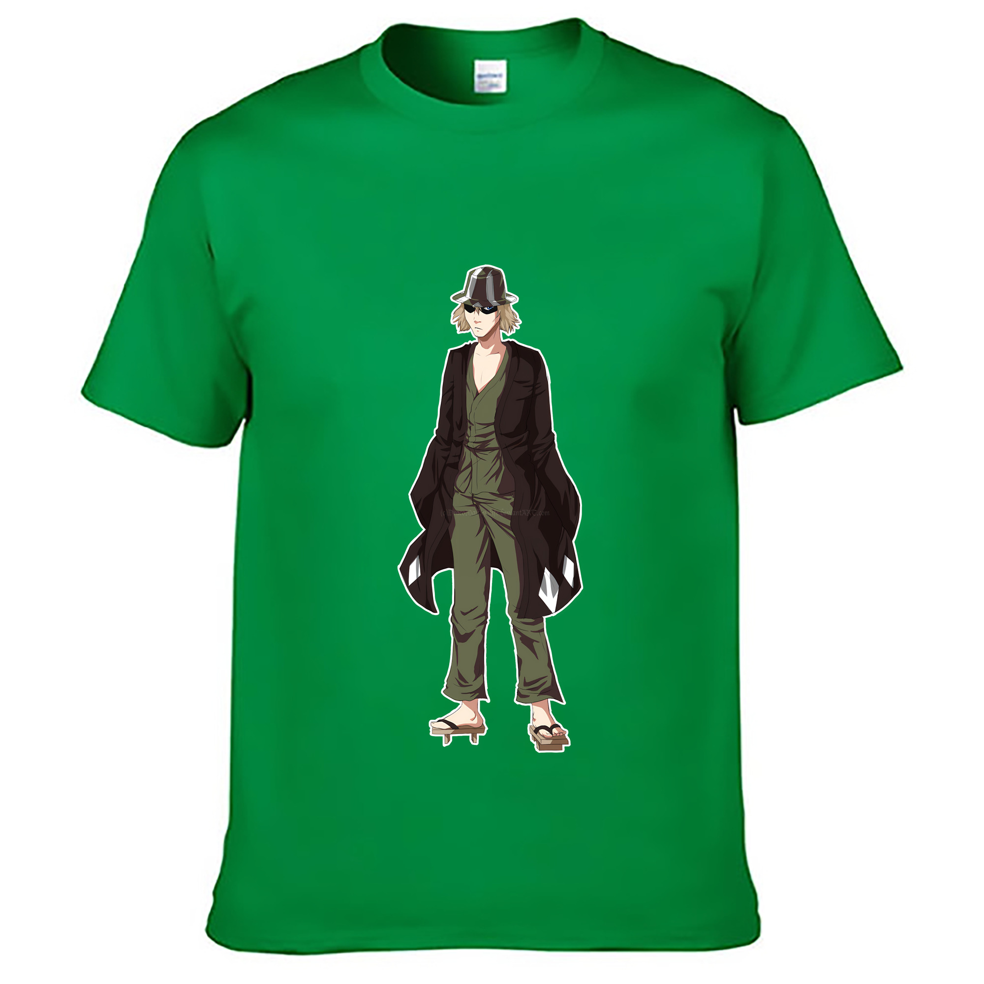 （画像用） "ブリーチ 浦原 喜助（うらはら きすけ） BLEACH Urahara Kisuke " レディースカジュアルプリントTシャツ（綿100％）