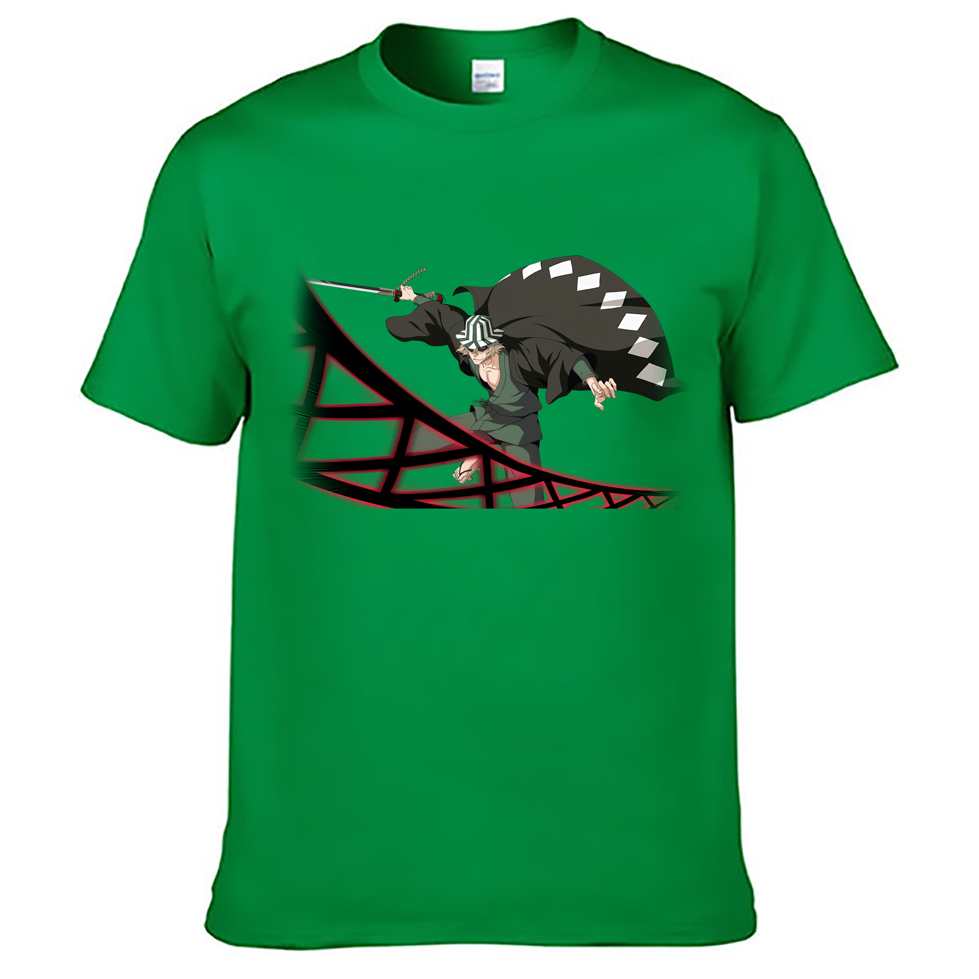 （画像用） "ブリーチ 浦原 喜助（うらはら きすけ） BLEACH Urahara Kisuke " レディースカジュアルプリントTシャツ（綿100％）