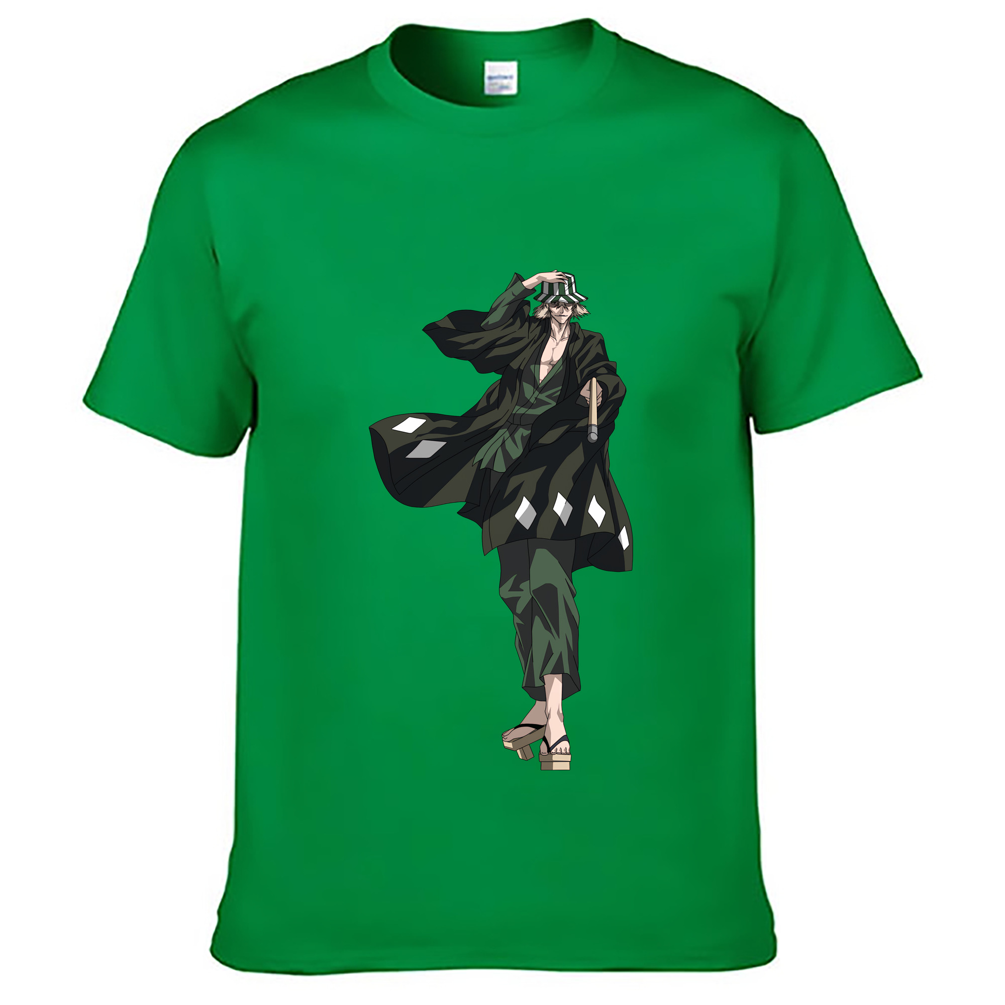 （画像用） "ブリーチ 浦原 喜助（うらはら きすけ） BLEACH Urahara Kisuke " レディースカジュアルプリントTシャツ（綿100％）