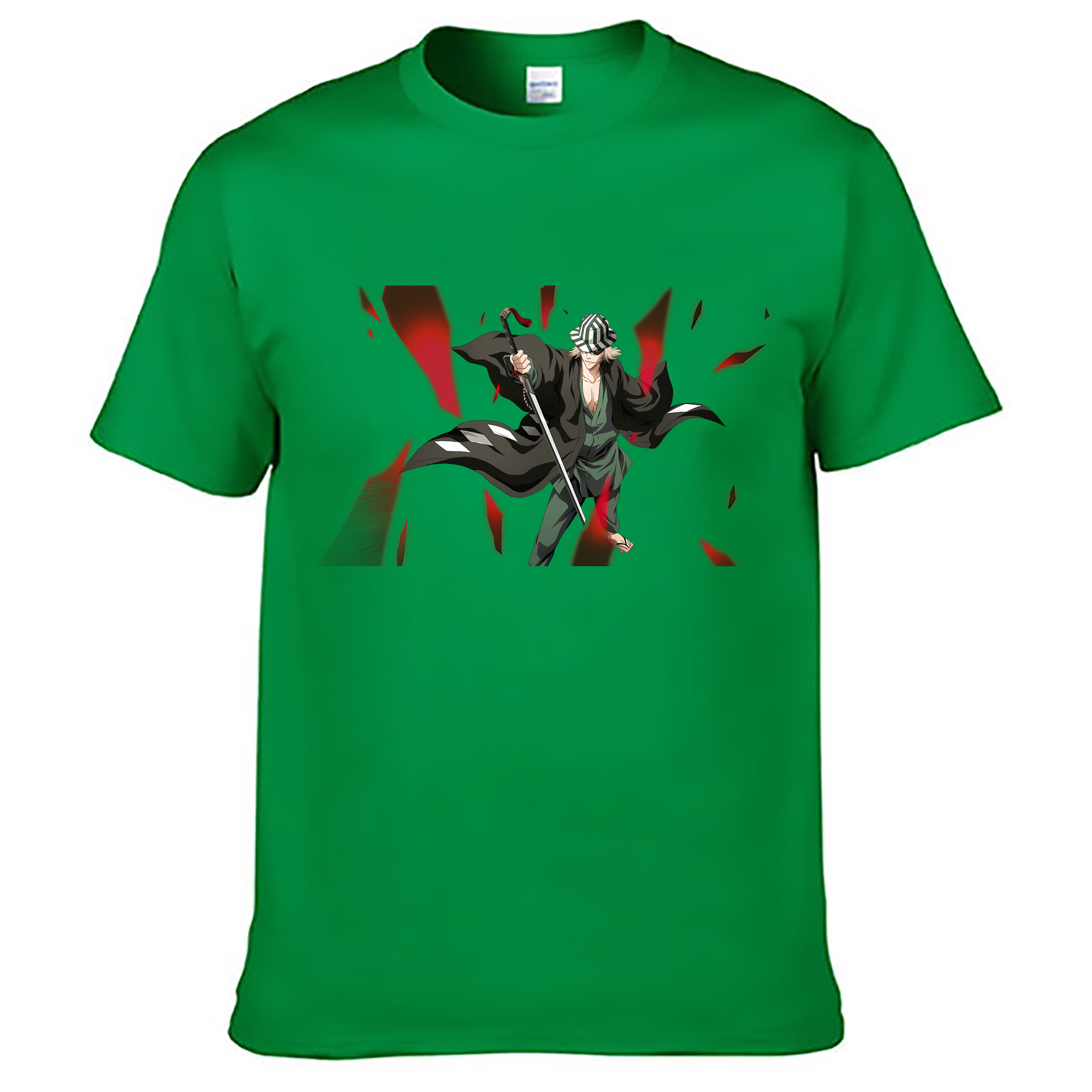 （画像用） "ブリーチ 浦原 喜助（うらはら きすけ） BLEACH Urahara Kisuke " レディースカジュアルプリントTシャツ（綿100％）