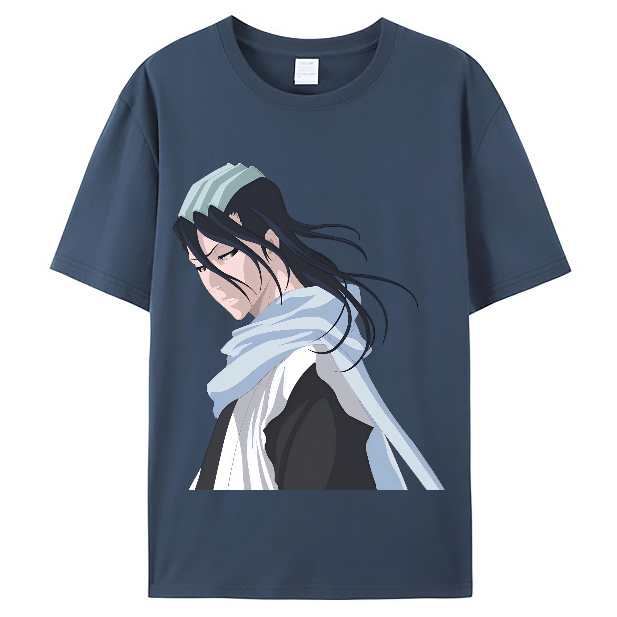 （画像用） ブリーチ くちき びゃくや BLEACH Kuchiki Byakuya レディースカジュアルプリントTシャツ（綿100％）