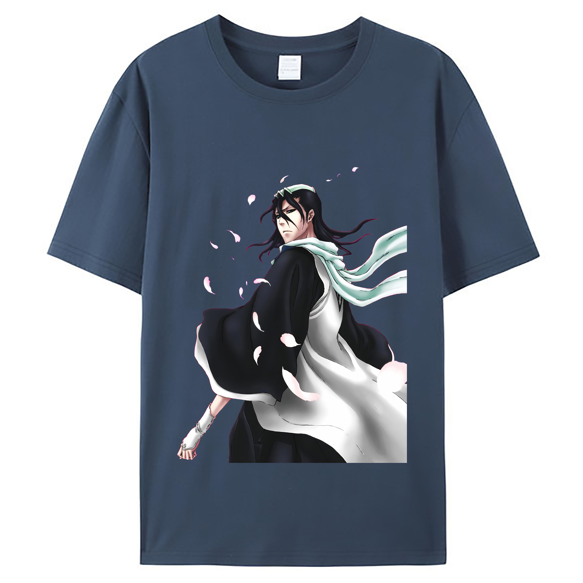 （画像用） ブリーチ くちき びゃくや BLEACH Kuchiki Byakuya レディースカジュアルプリントTシャツ（綿100％）