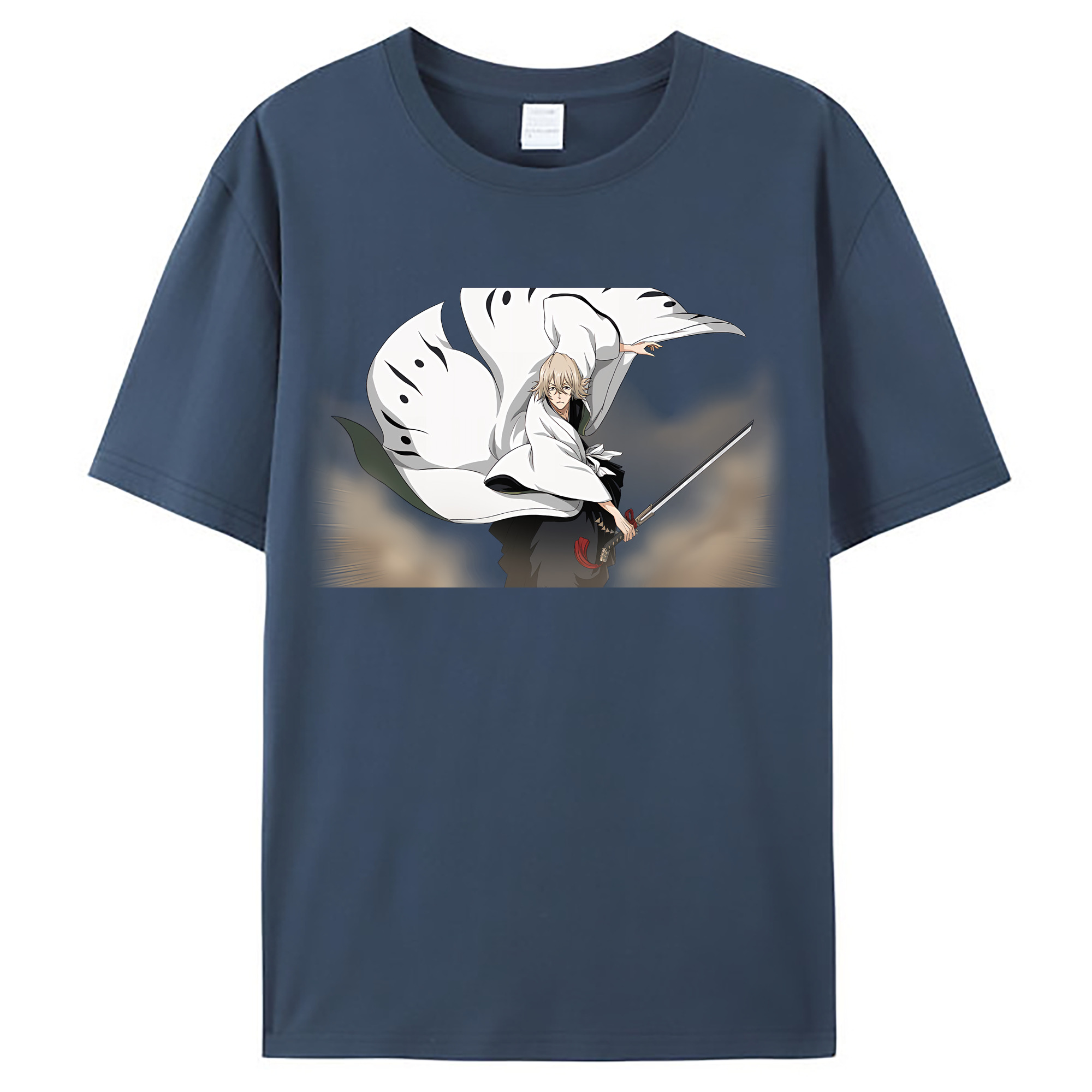 （画像用） "ブリーチ 浦原 喜助（うらはら きすけ） BLEACH Urahara Kisuke " レディースカジュアルプリントTシャツ（綿100％）