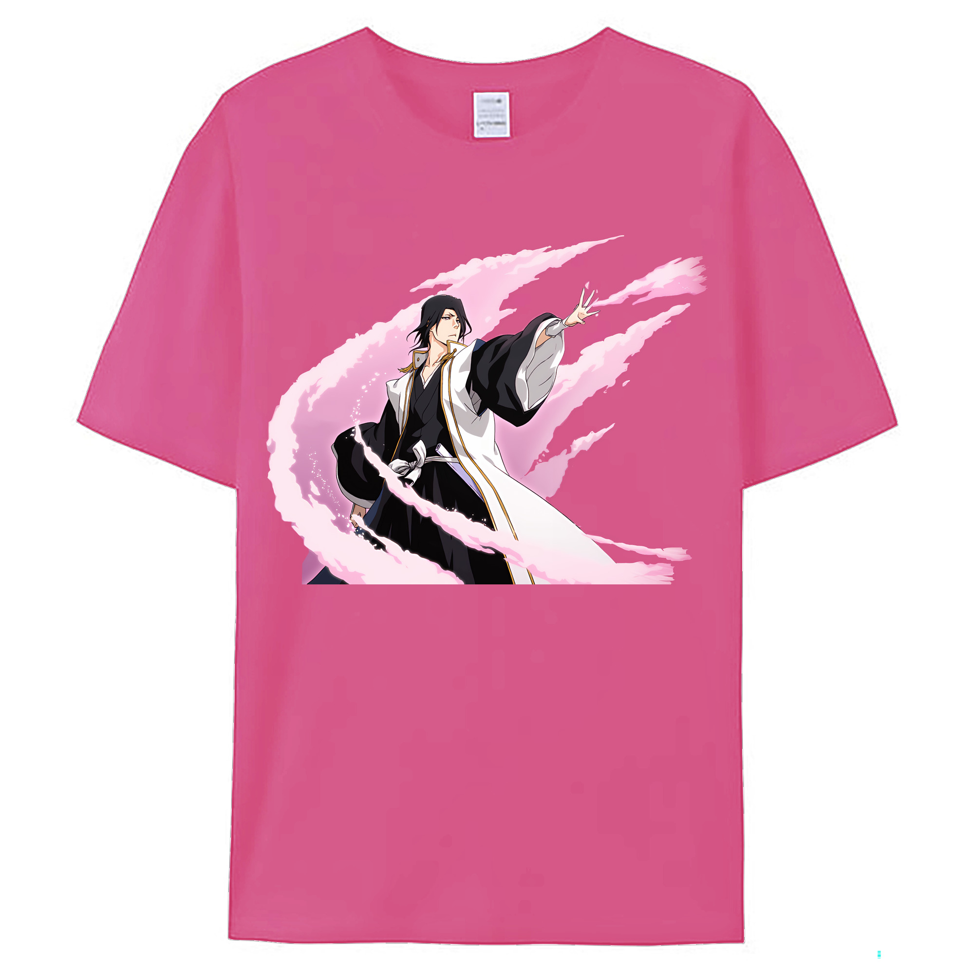 （画像用） ブリーチ くちき びゃくや BLEACH Kuchiki Byakuya レディースカジュアルプリントTシャツ（綿100％）