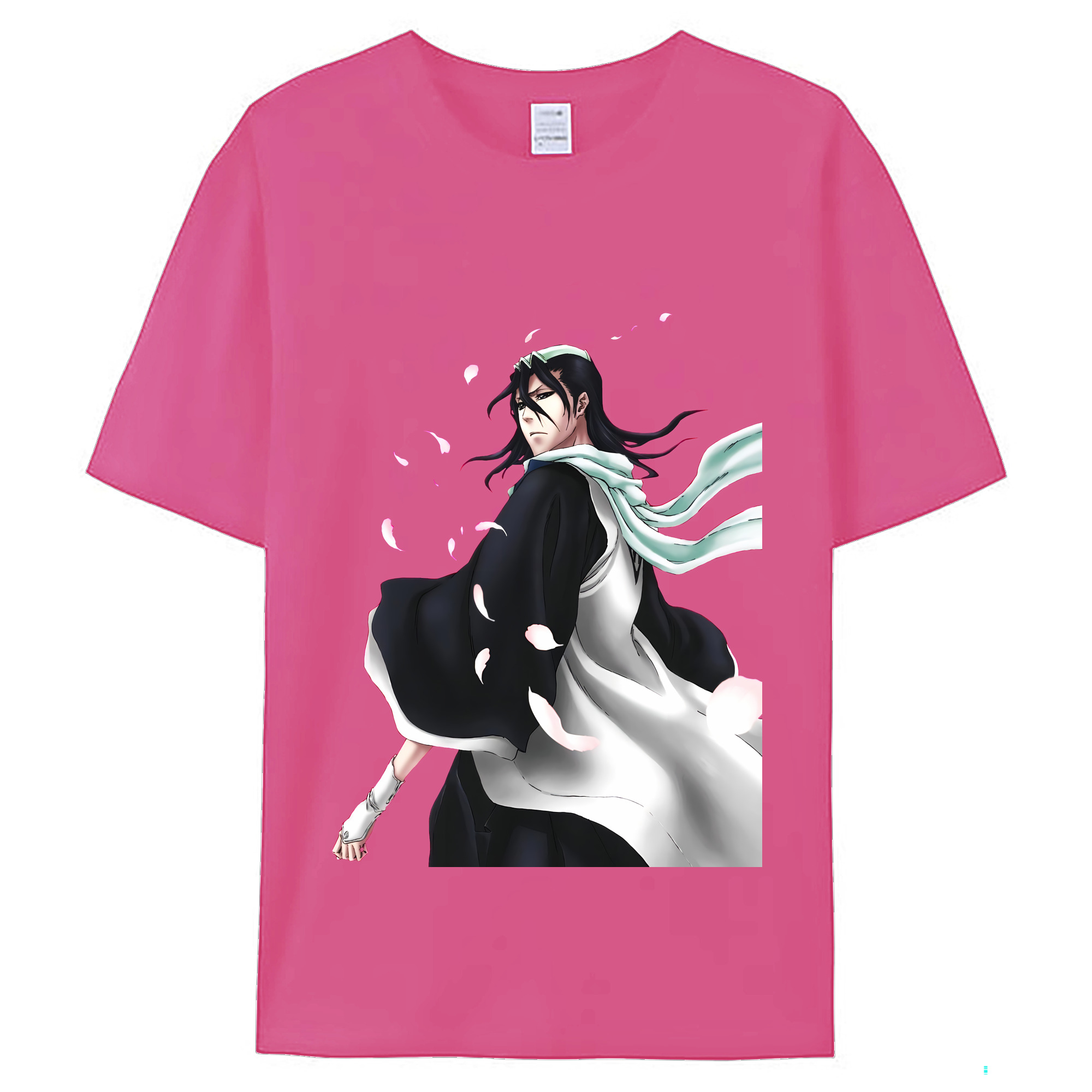 （画像用） ブリーチ くちき びゃくや BLEACH Kuchiki Byakuya レディースカジュアルプリントTシャツ（綿100％）