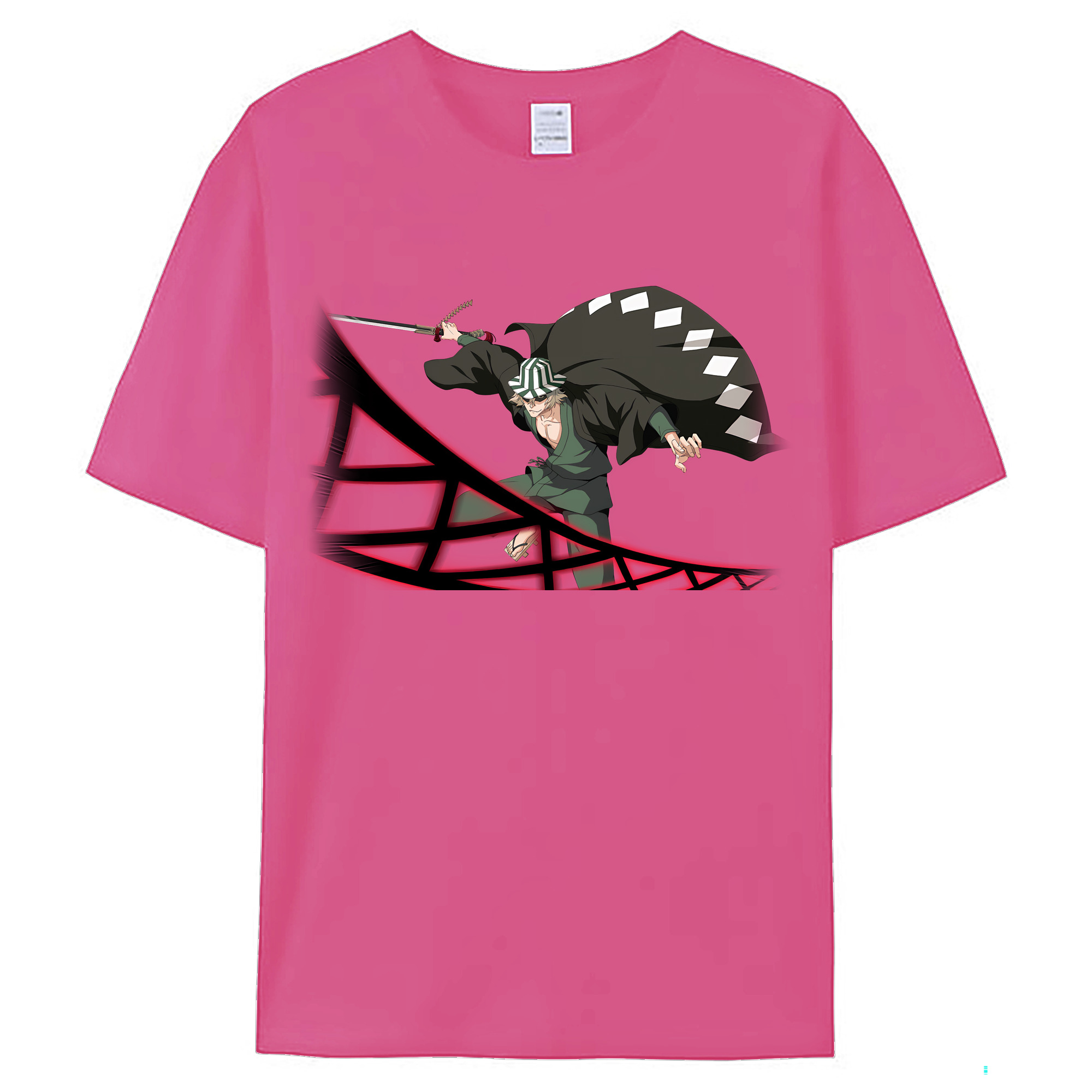 （画像用） "ブリーチ 浦原 喜助（うらはら きすけ） BLEACH Urahara Kisuke " レディースカジュアルプリントTシャツ（綿100％）
