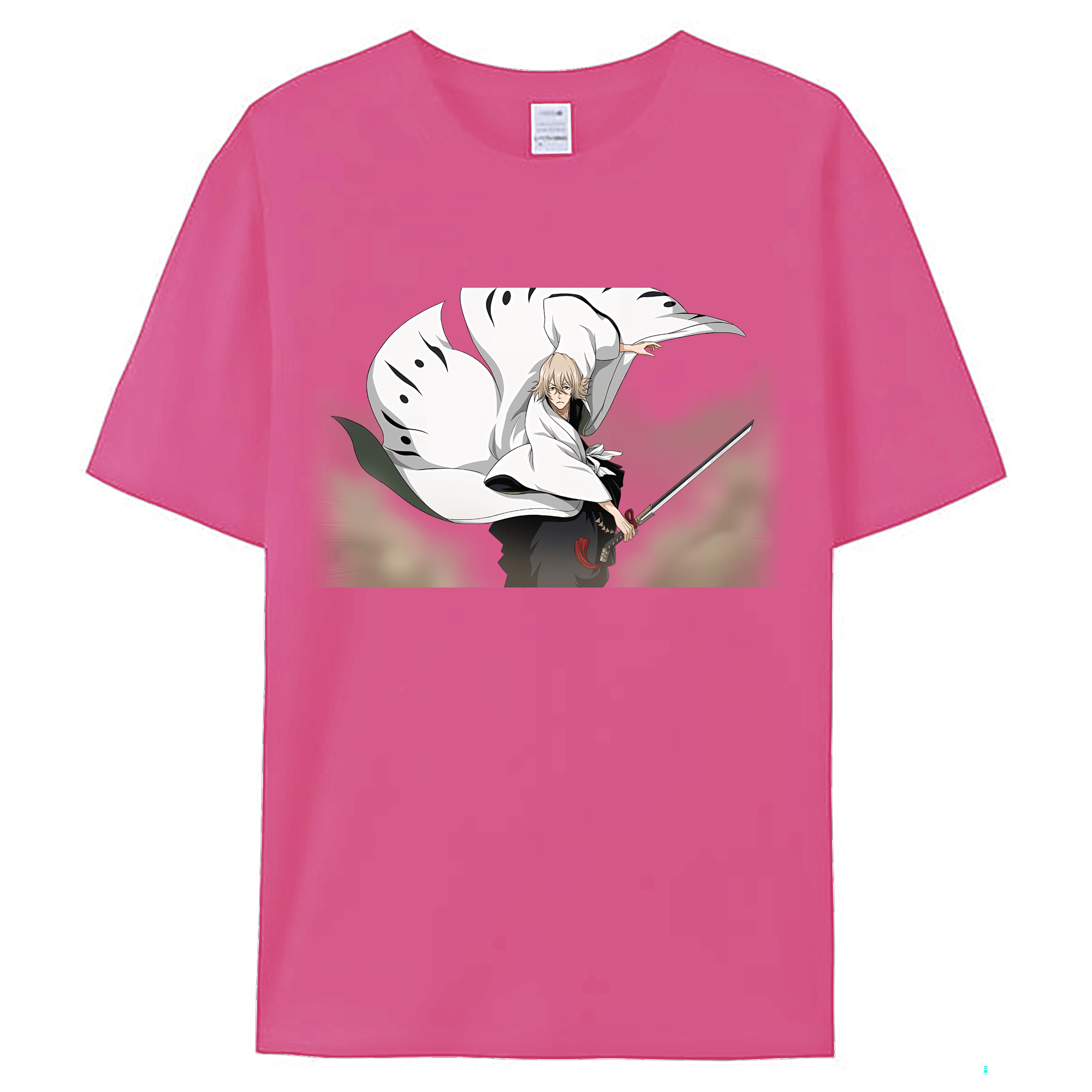 （画像用） "ブリーチ 浦原 喜助（うらはら きすけ） BLEACH Urahara Kisuke " レディースカジュアルプリントTシャツ（綿100％）
