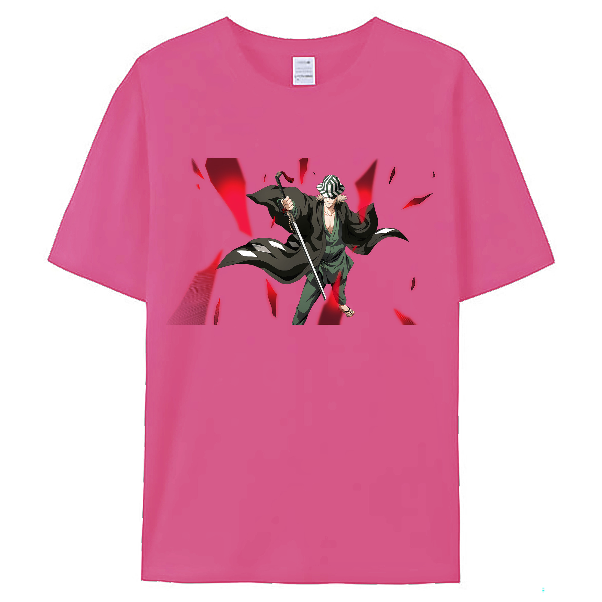 （画像用） "ブリーチ 浦原 喜助（うらはら きすけ） BLEACH Urahara Kisuke " レディースカジュアルプリントTシャツ（綿100％）