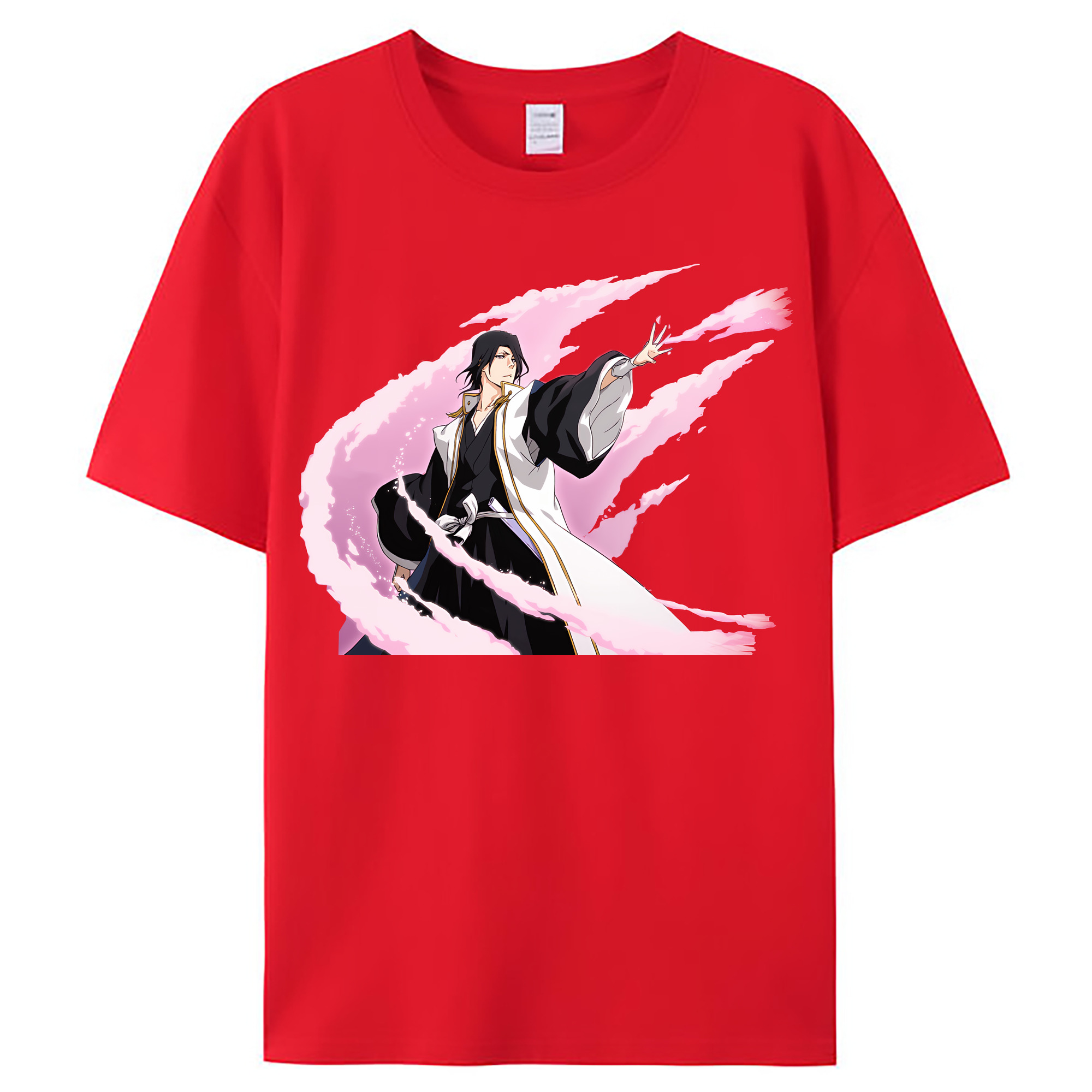 （画像用） ブリーチ くちき びゃくや BLEACH Kuchiki Byakuya レディースカジュアルプリントTシャツ（綿100％）
