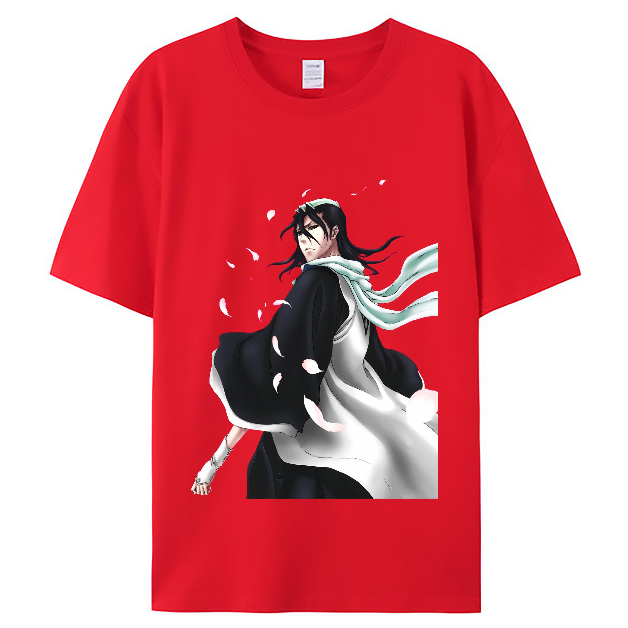 （画像用） ブリーチ くちき びゃくや BLEACH Kuchiki Byakuya レディースカジュアルプリントTシャツ（綿100％）