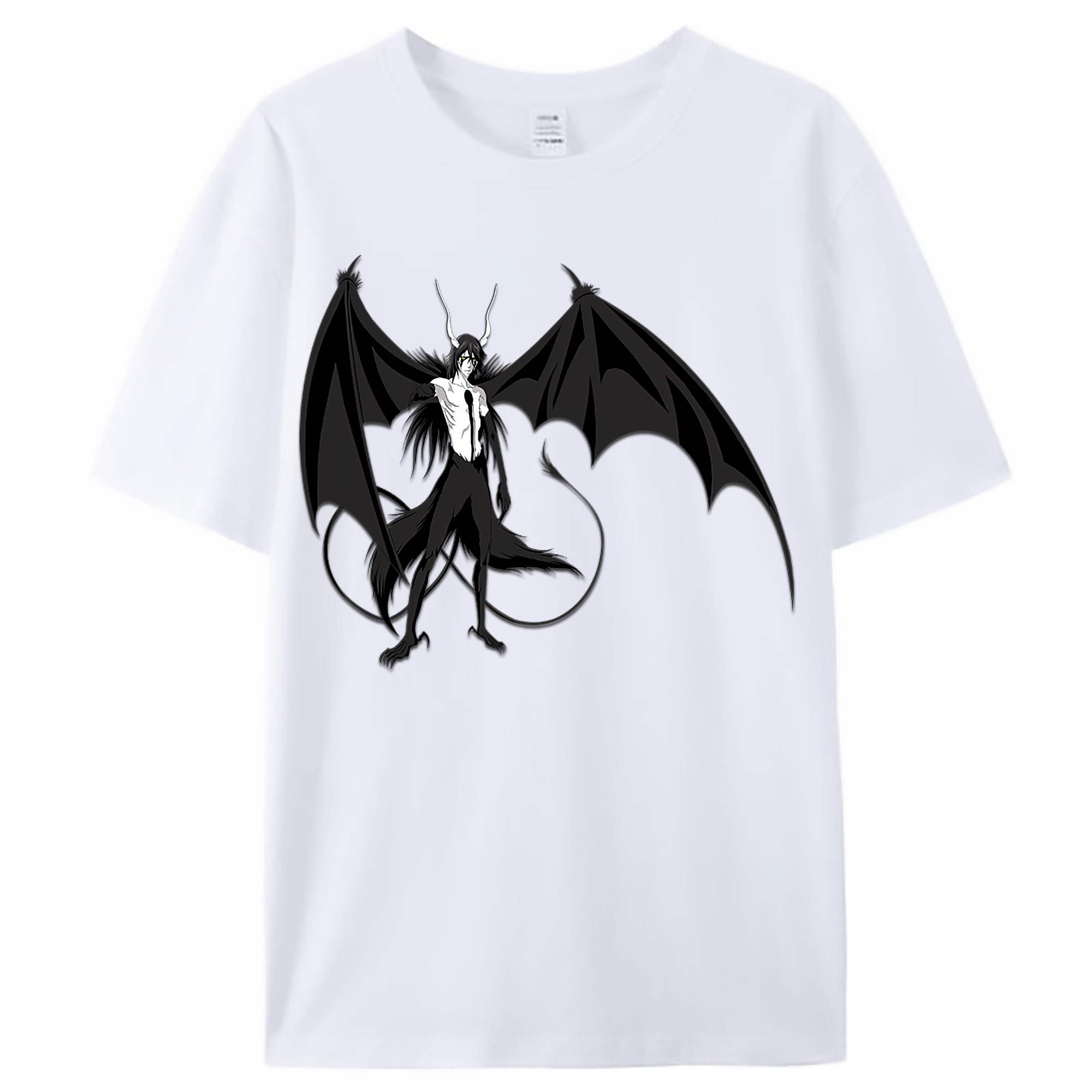（画像用） ブリーチ ウルキオラ·シファー BLEACH Ulquiorra cifer レディースカジュアルプリントTシャツ（綿100％）