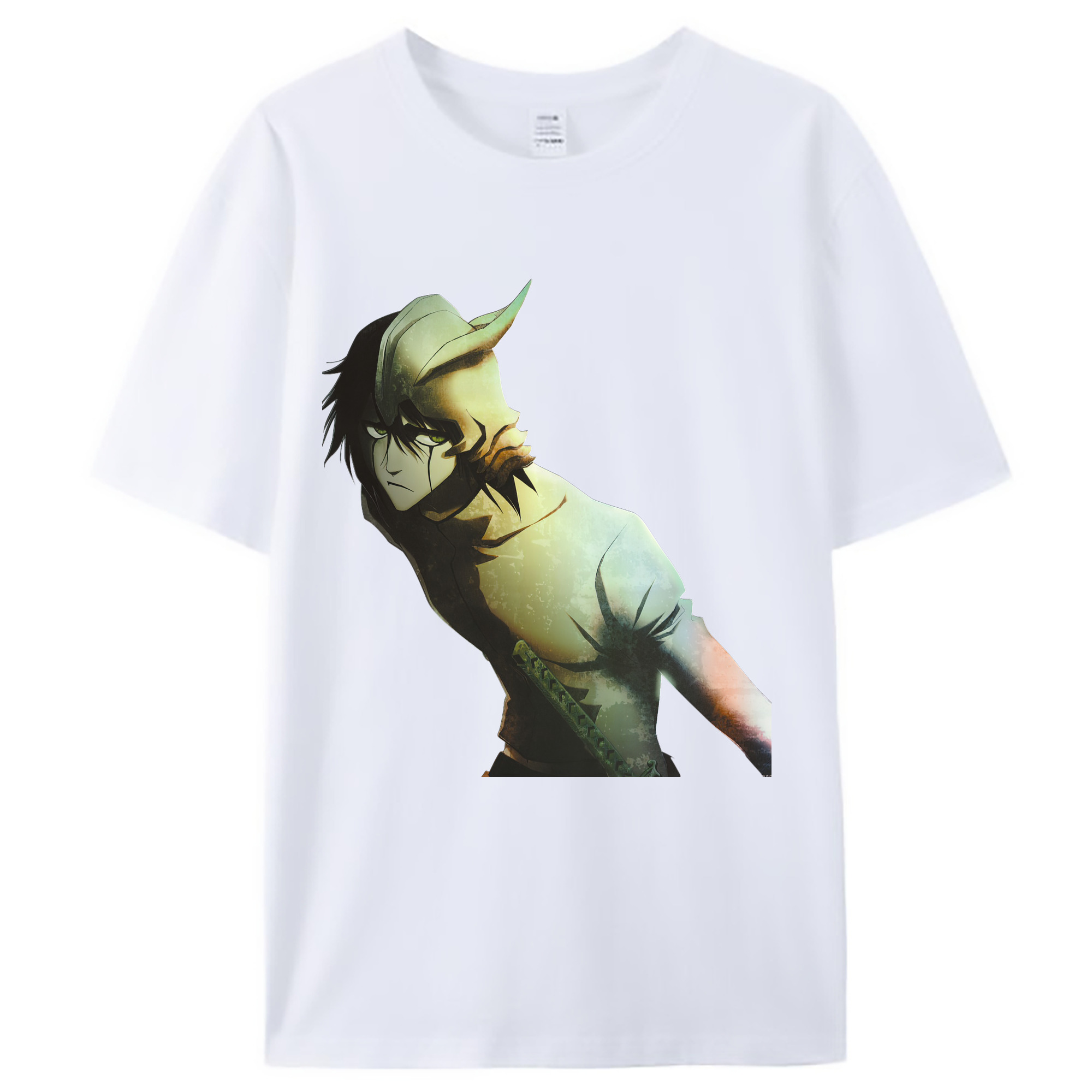 （画像用） ブリーチ ウルキオラ·シファー BLEACH Ulquiorra cifer レディースカジュアルプリントTシャツ（綿100％）