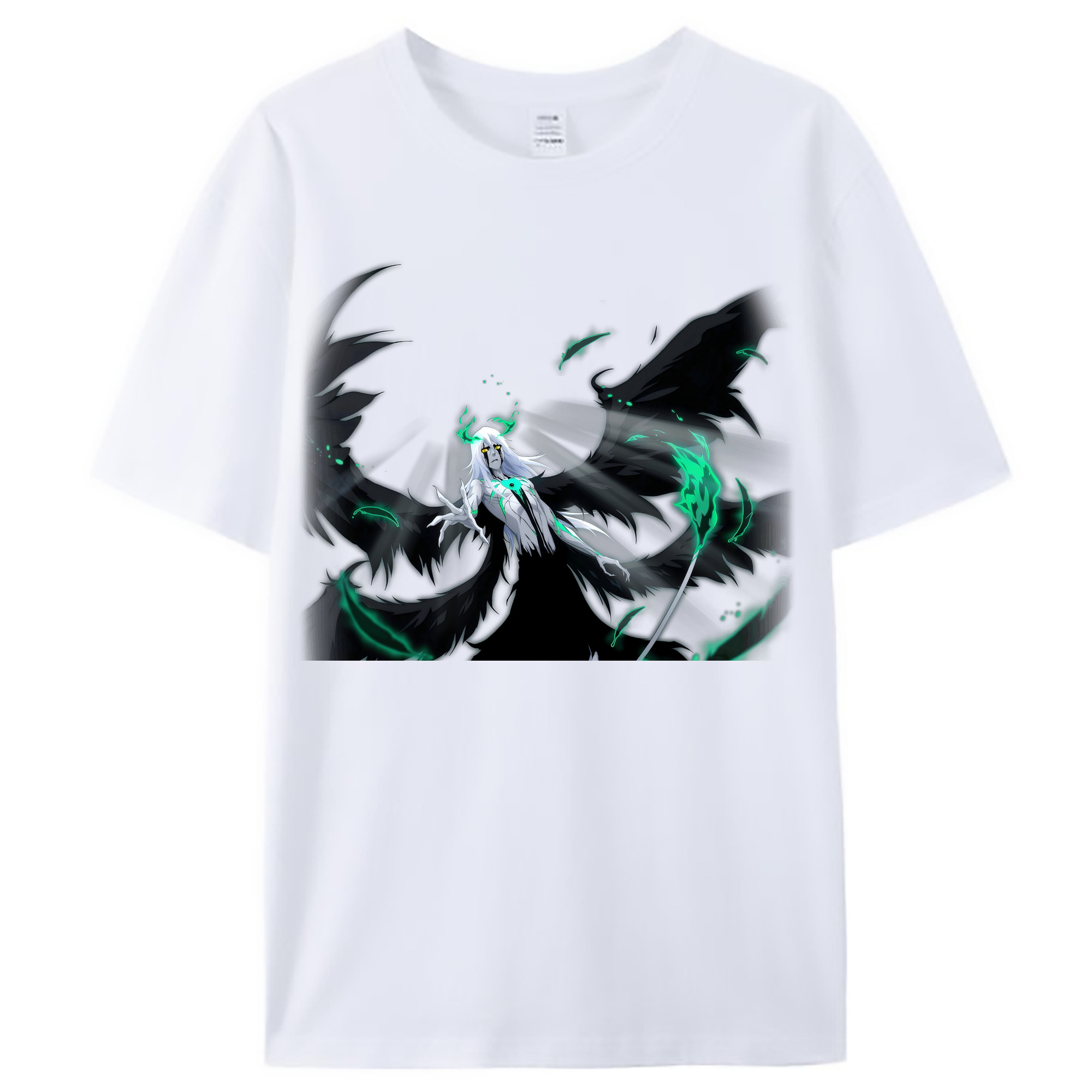 （画像用） ブリーチ ウルキオラ·シファー BLEACH Ulquiorra cifer レディースカジュアルプリントTシャツ（綿100％）