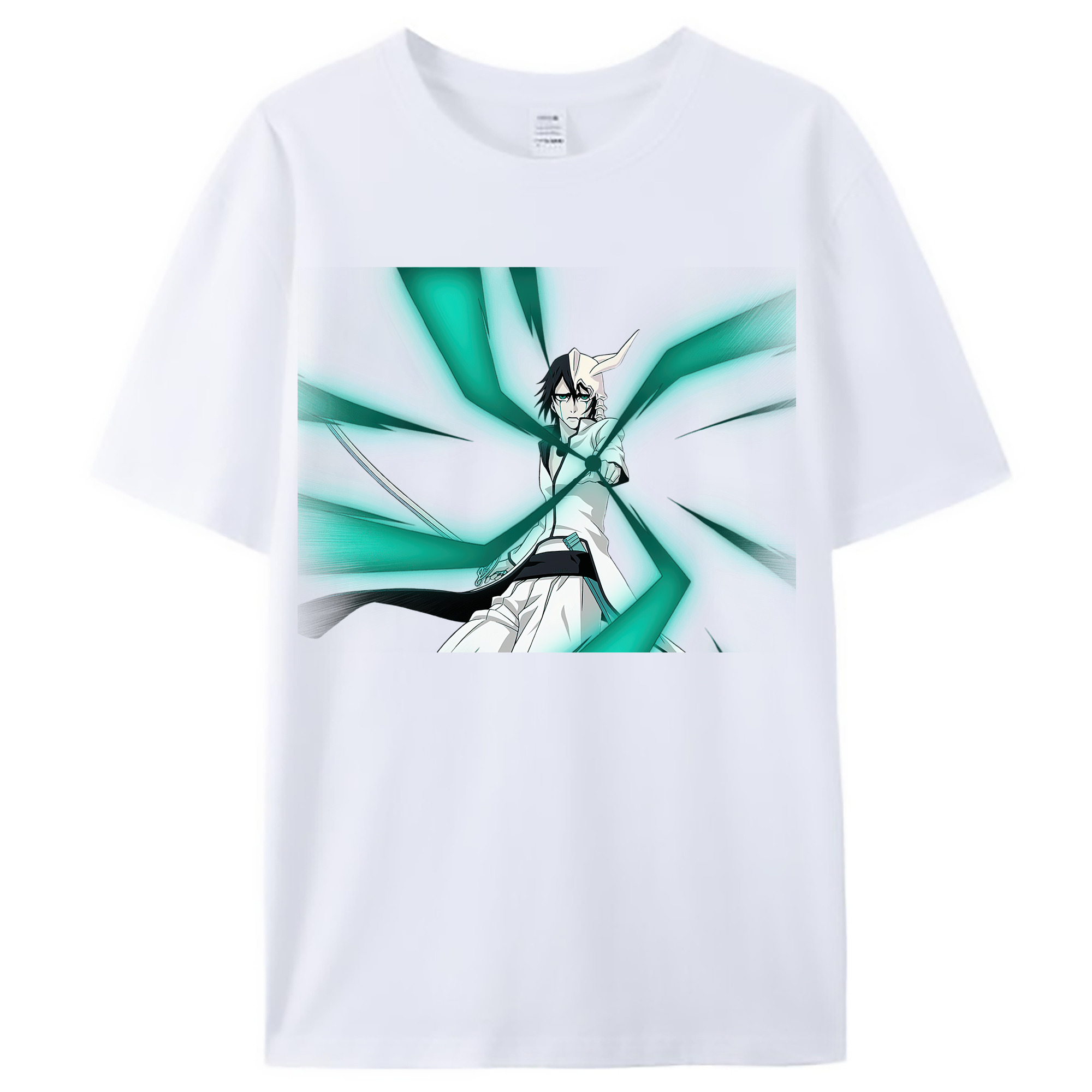 （画像用） ブリーチ ウルキオラ·シファー BLEACH Ulquiorra cifer レディースカジュアルプリントTシャツ（綿100％）