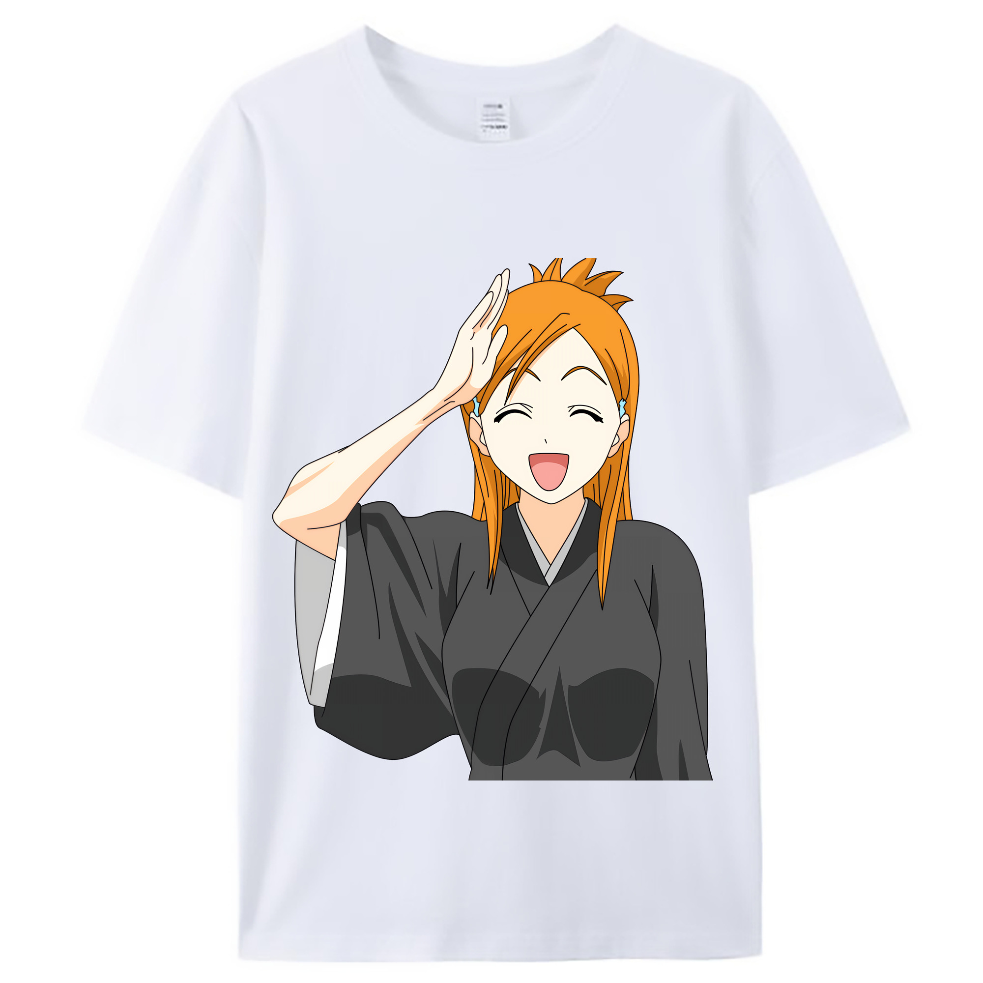 （画像用） ブリーチ 井上織姫（いのうえおりひめ） BLEACH Inoue Orihime レディースカジュアルプリントTシャツ（綿100％）