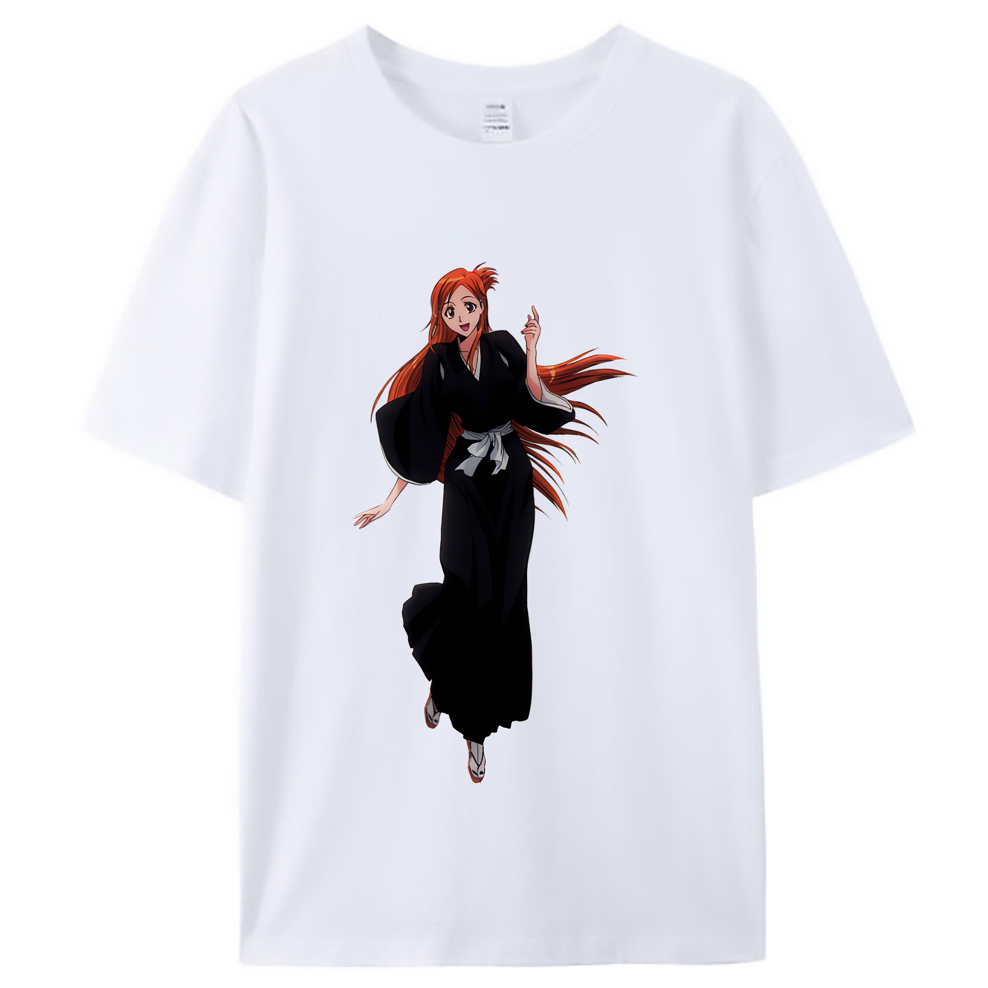 （画像用） ブリーチ 井上織姫（いのうえおりひめ） BLEACH Inoue Orihime レディースカジュアルプリントTシャツ（綿100％）