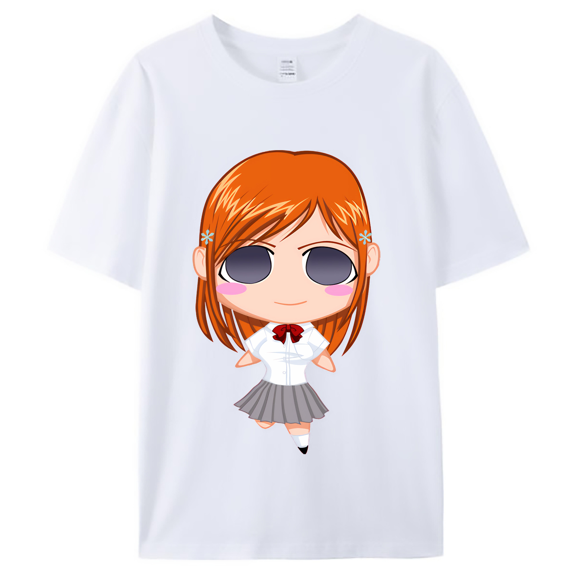 （画像用） ブリーチ 井上織姫（いのうえおりひめ） BLEACH Inoue Orihime レディースカジュアルプリントTシャツ（綿100％）