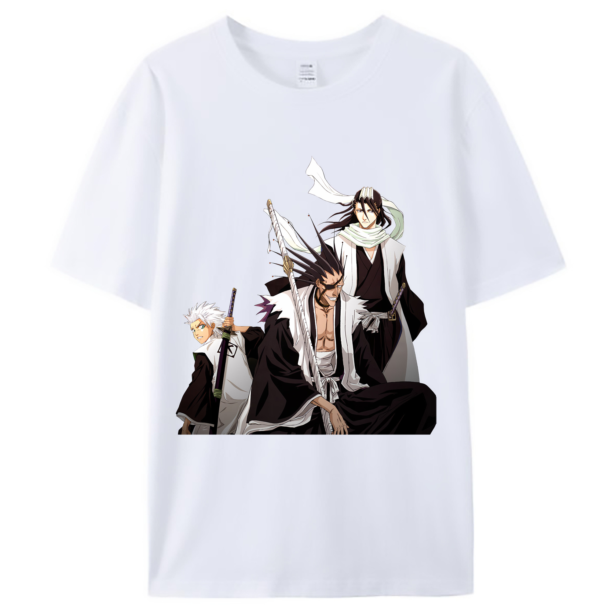 （画像用） ブリーチ ざらき けんぱち BLEACH Zaraki Kenpachi レディースカジュアルプリントTシャツ（綿100％）