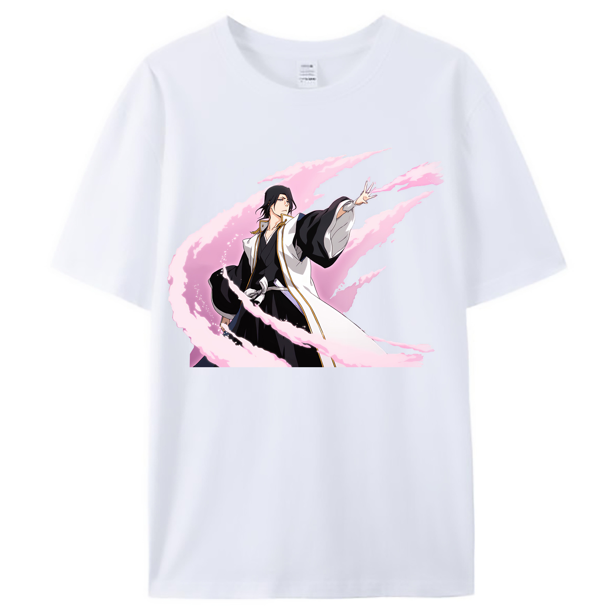（画像用） ブリーチ くちき びゃくや BLEACH Kuchiki Byakuya レディースカジュアルプリントTシャツ（綿100％）
